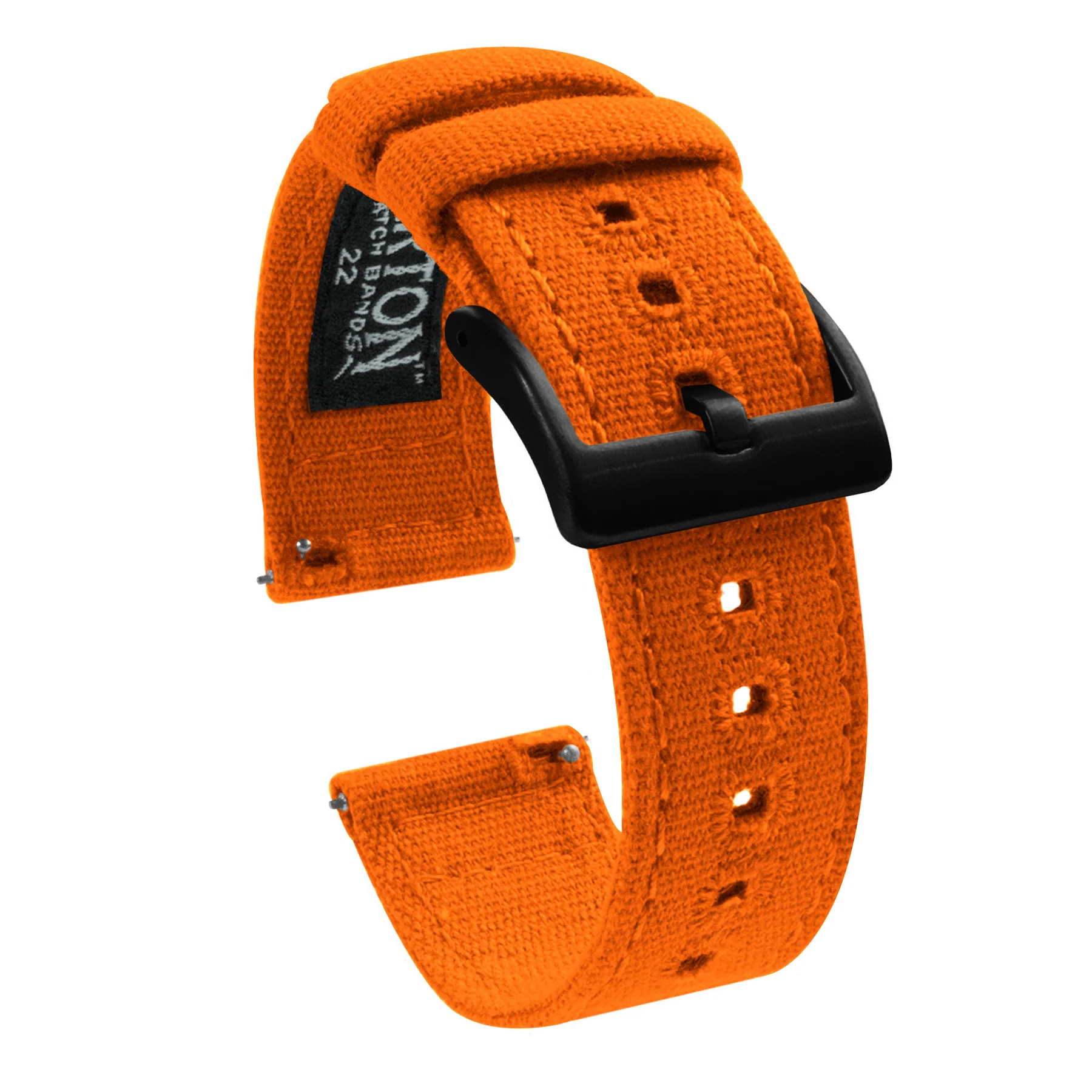 Amazfit Bip Pumpkin Orange Canvas Watch Band - Image 2