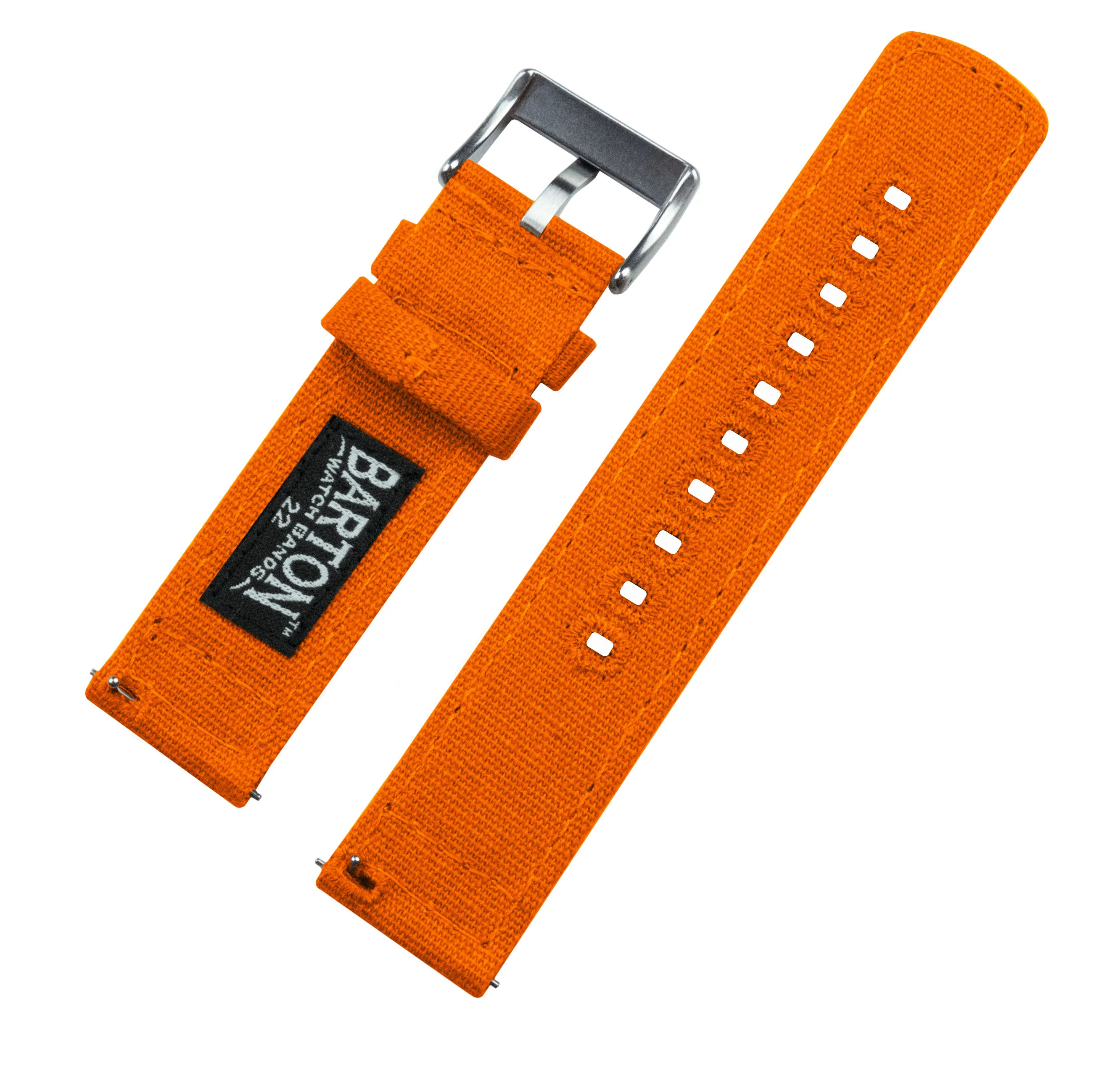 Amazfit Bip Pumpkin Orange Canvas Watch Band - Image 4