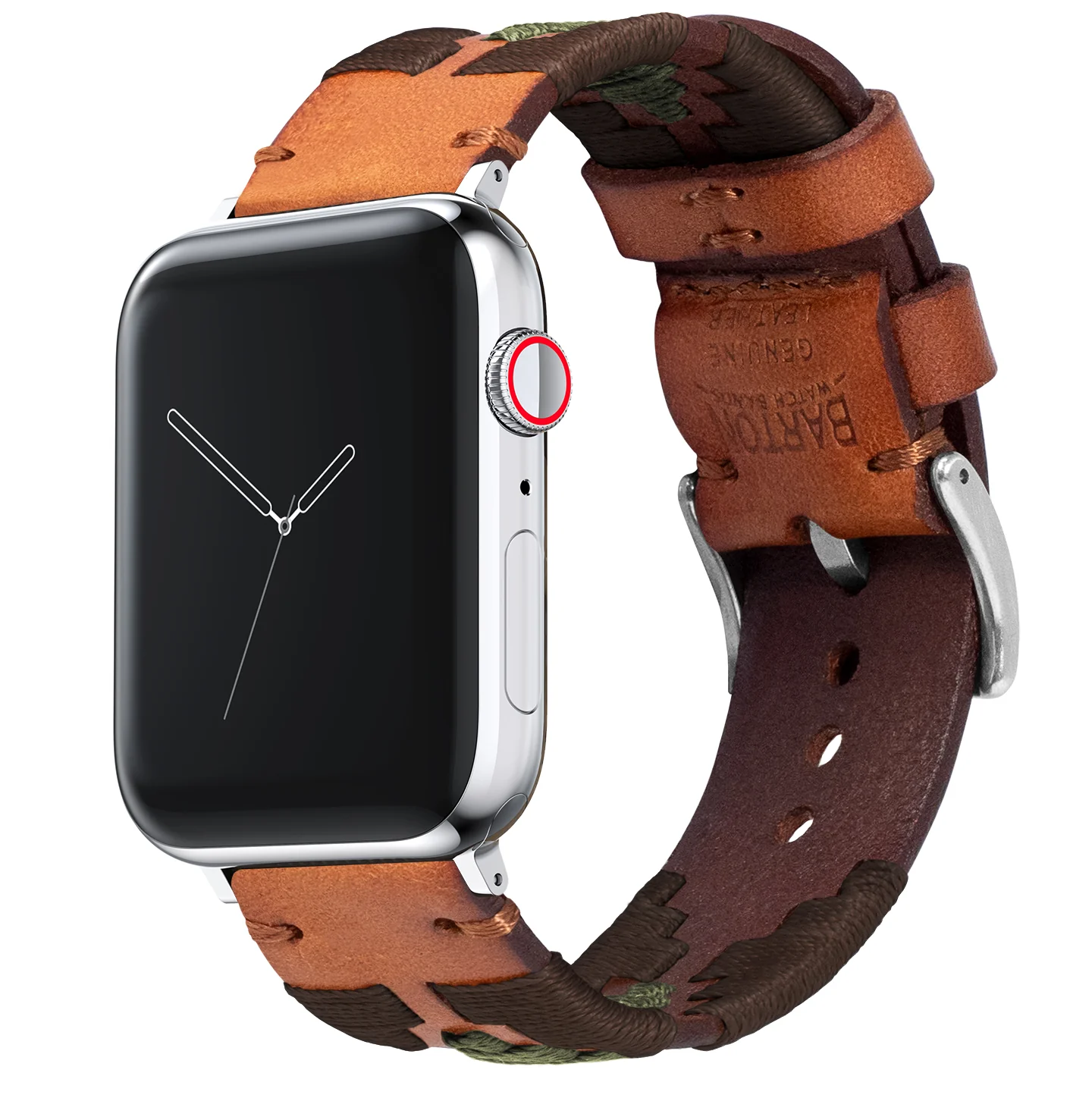 Apple Watch Brown Green Gaucho Watch Band