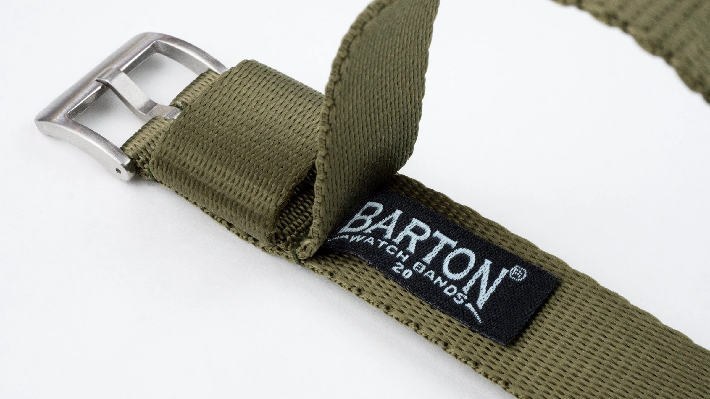 Army Green Jetson NATO® style Watch Band - Casio Duro MDV-106 (22mm) - Image 5