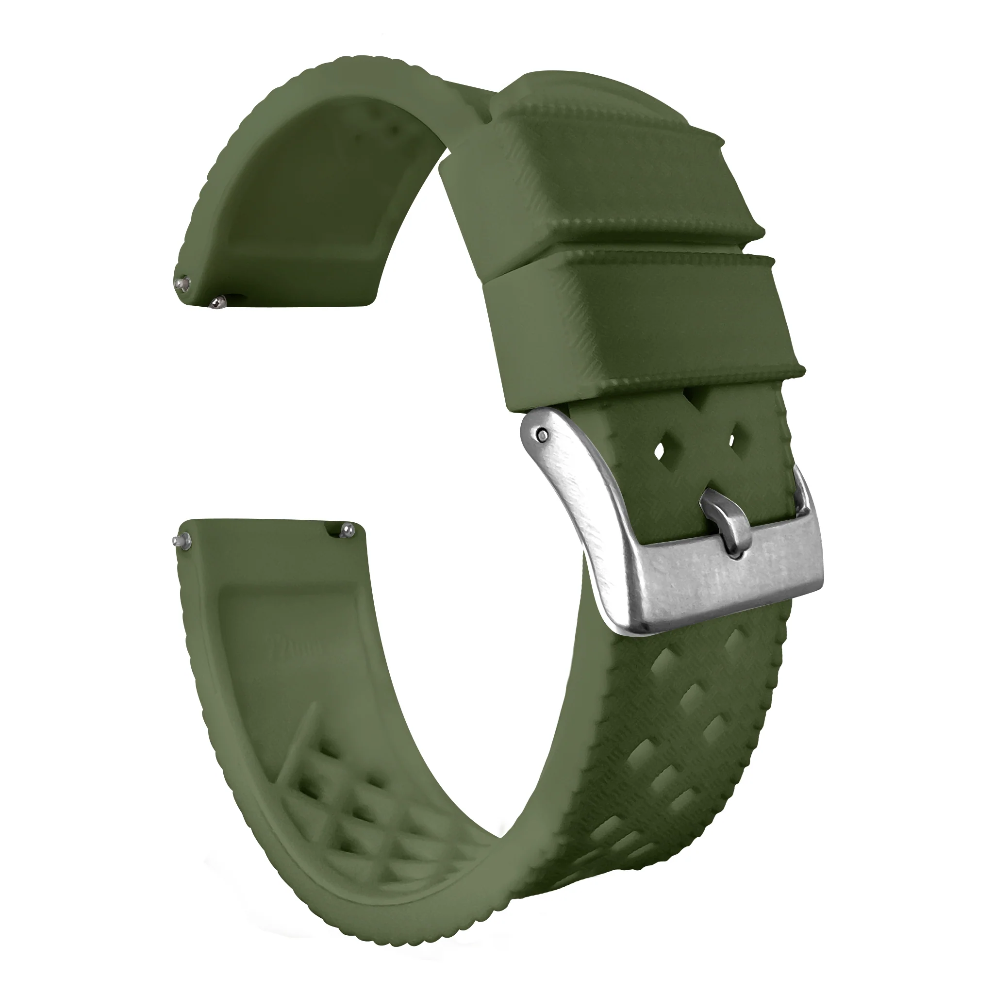 Army Green Tropical Style Watch Band - Seiko SKX007 / 009 / 013 (22mm)