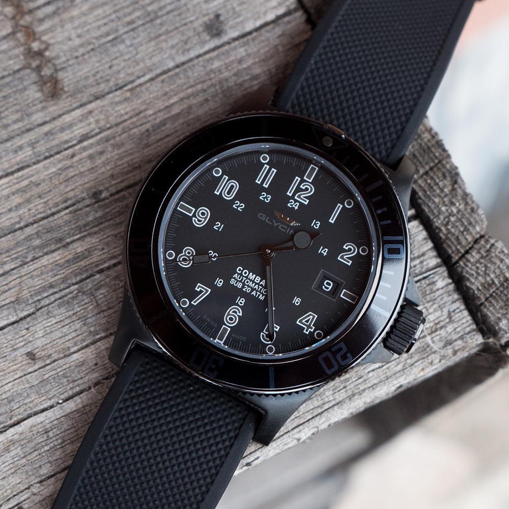 Black Elite Silicone Watch Band - Image 11