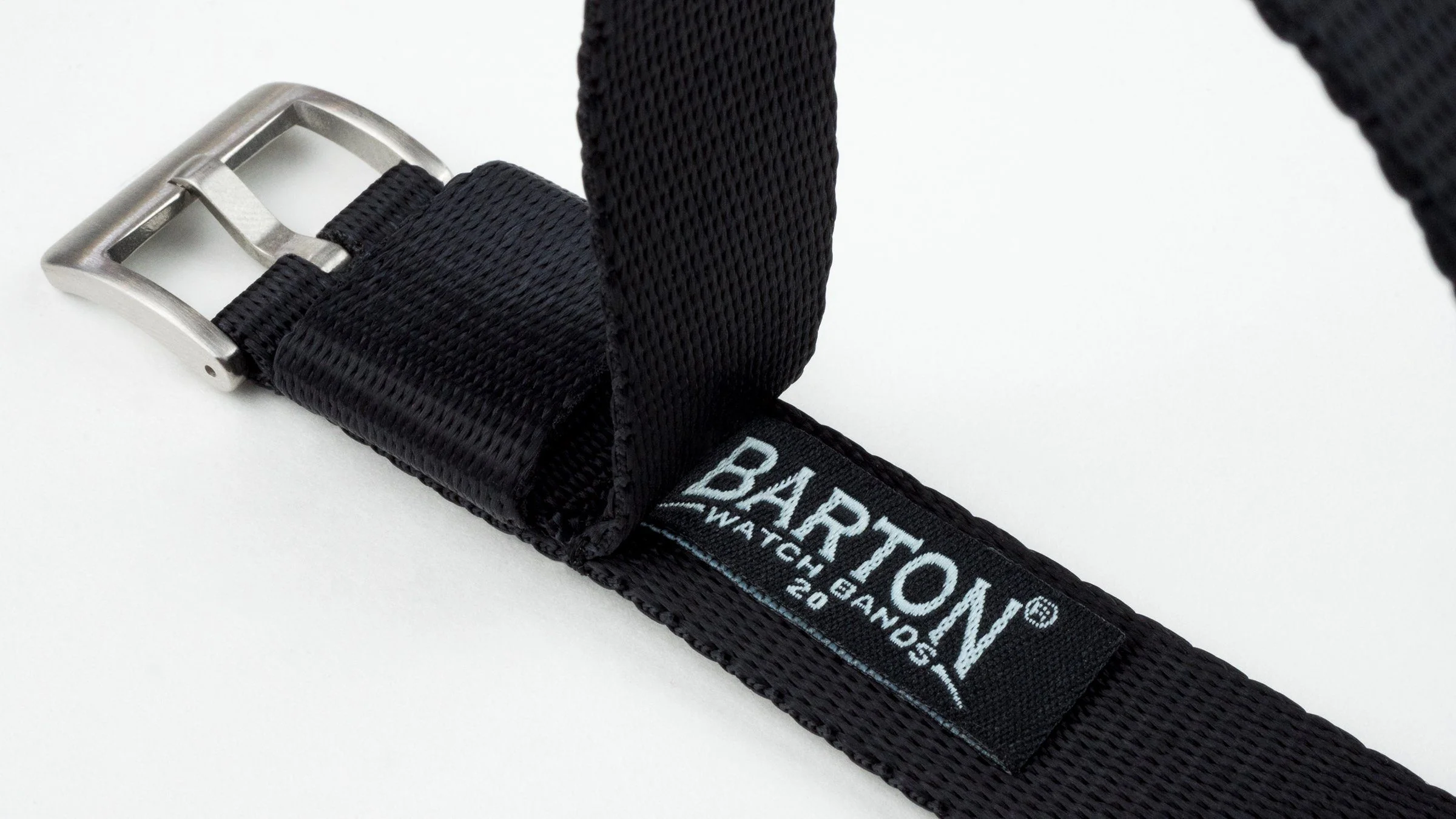 Black Nylon NATO® style Watch Band - Oris Divers Sixty-Five 40mm (20mm) - Image 5