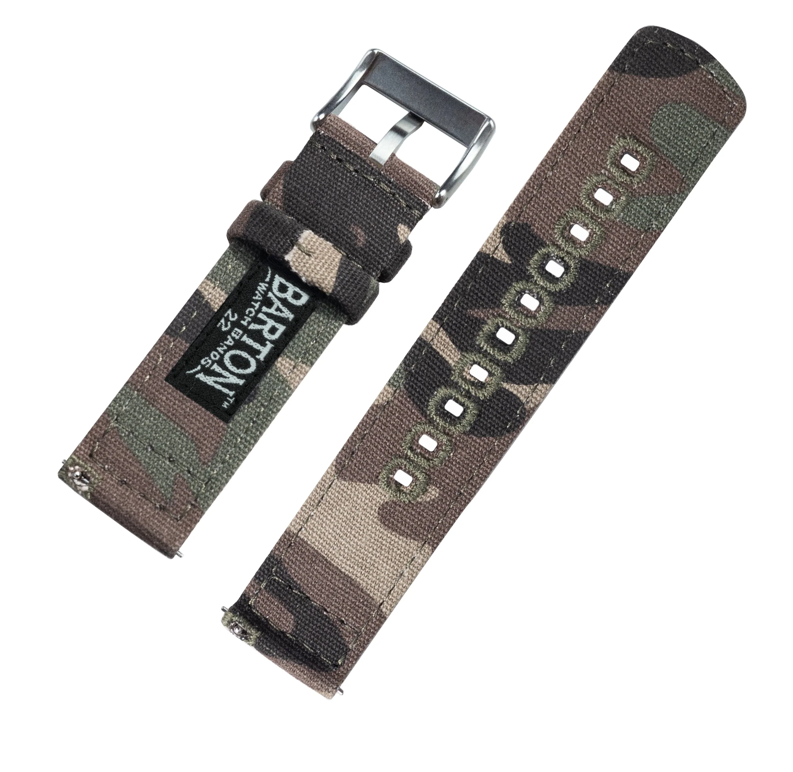 Copy Of Samsung Galaxy Watch6 Camouflage Canvas Watch Band - Image 9