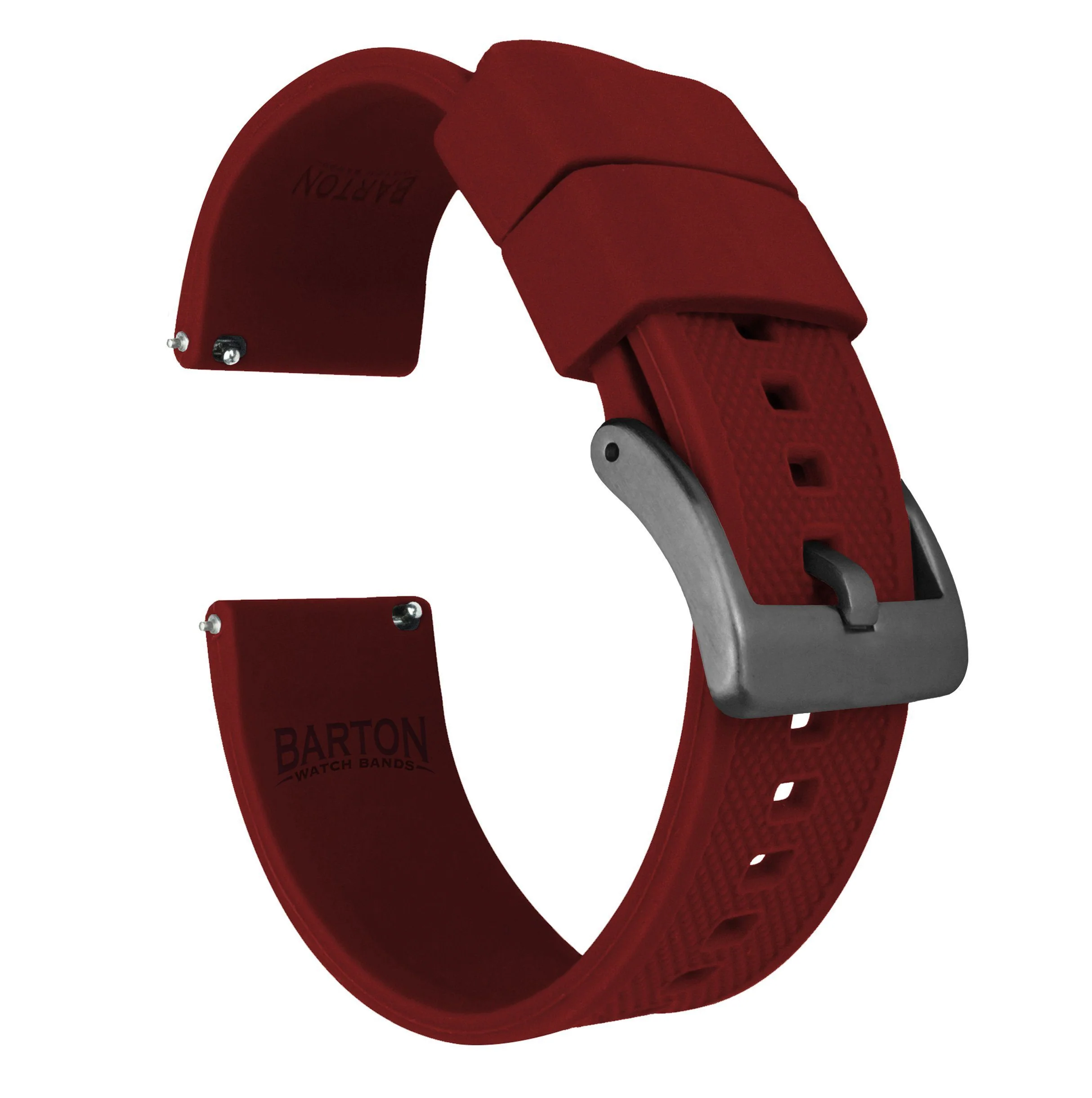 Crimson Red Elite Silicone Watch Band - Casio Duro MDV-106 (22mm) - Image 10