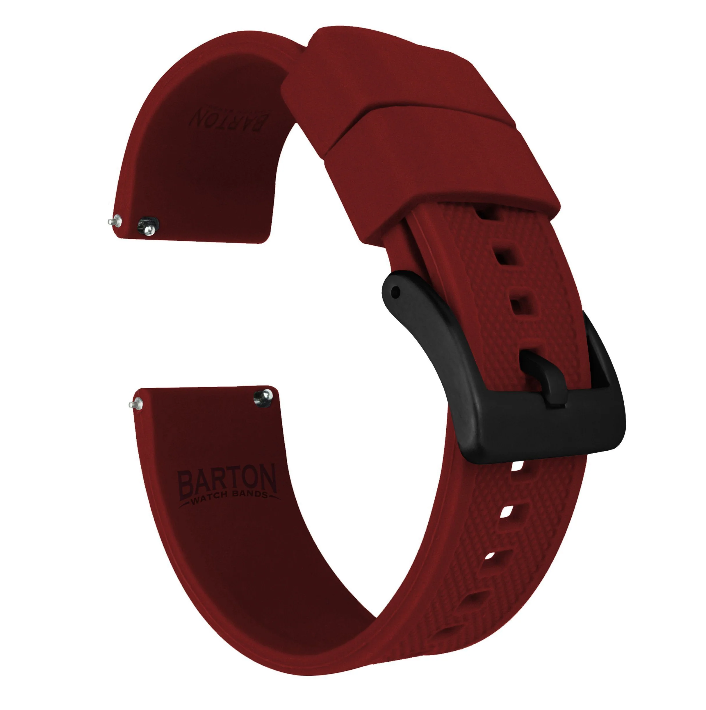 Crimson Red Elite Silicone Watch Band - Casio Duro MDV-106 (22mm) - Image 8