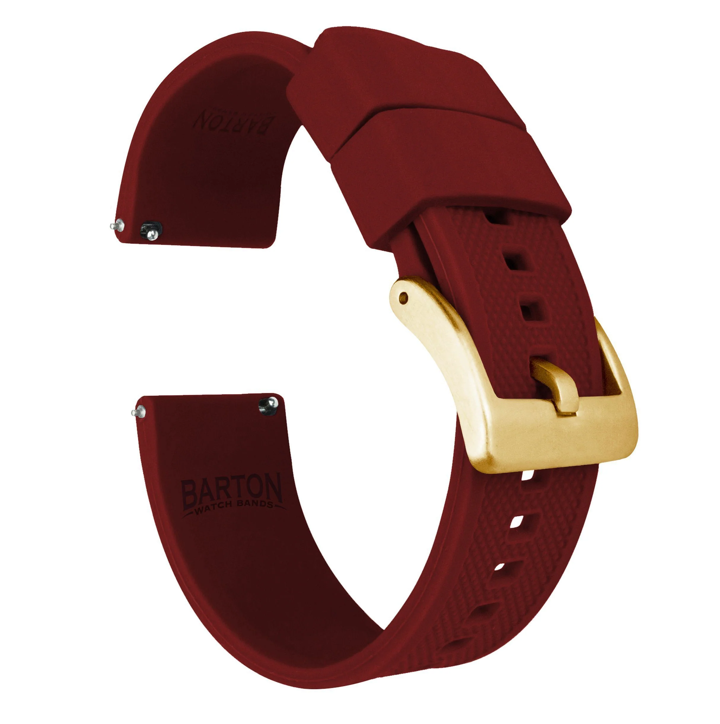 Crimson Red Elite Silicone Watch Band - Casio Duro MDV-106 (22mm) - Image 9