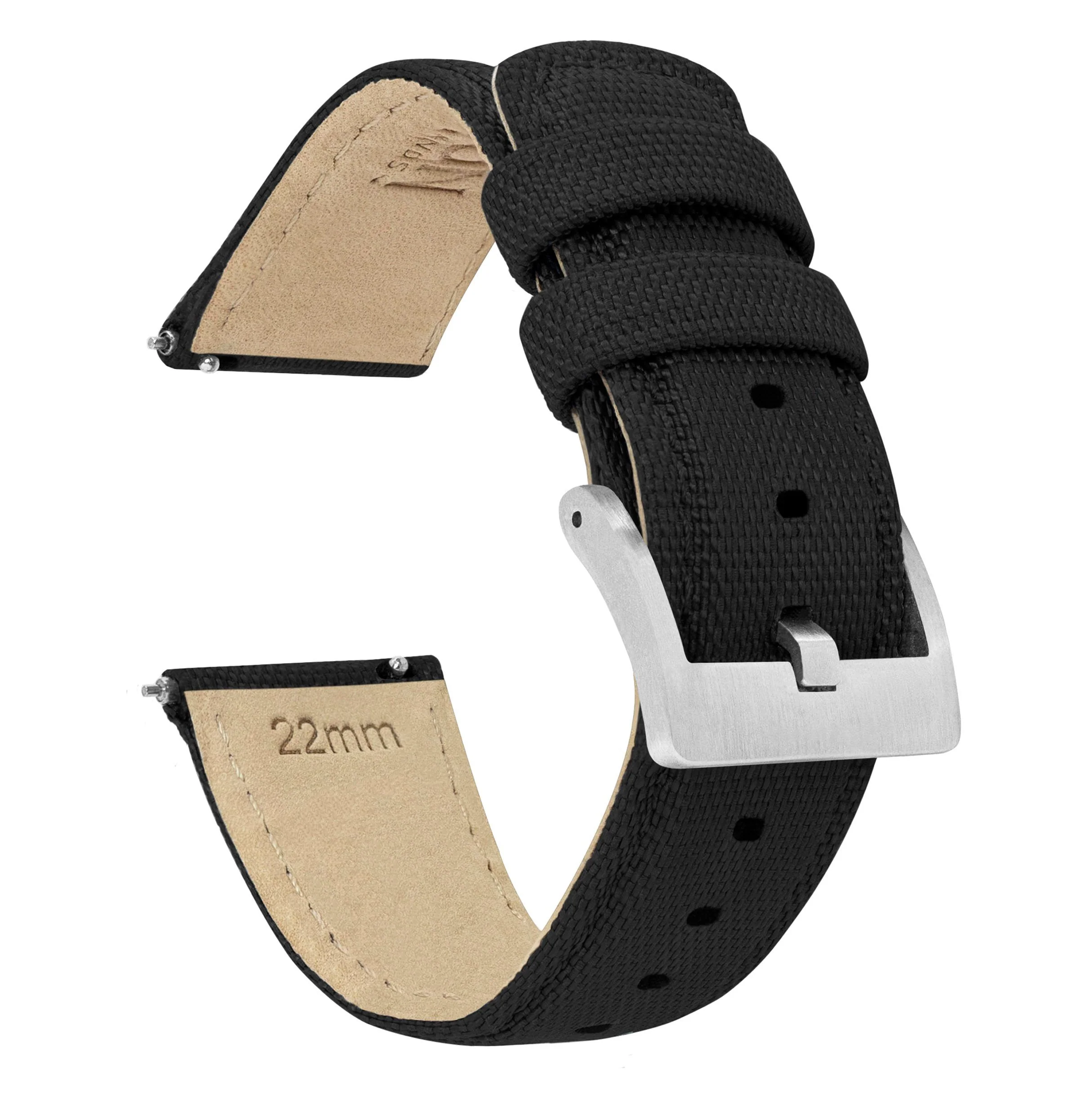 Fossil Q Sailcloth Quick Release Black Watch Band