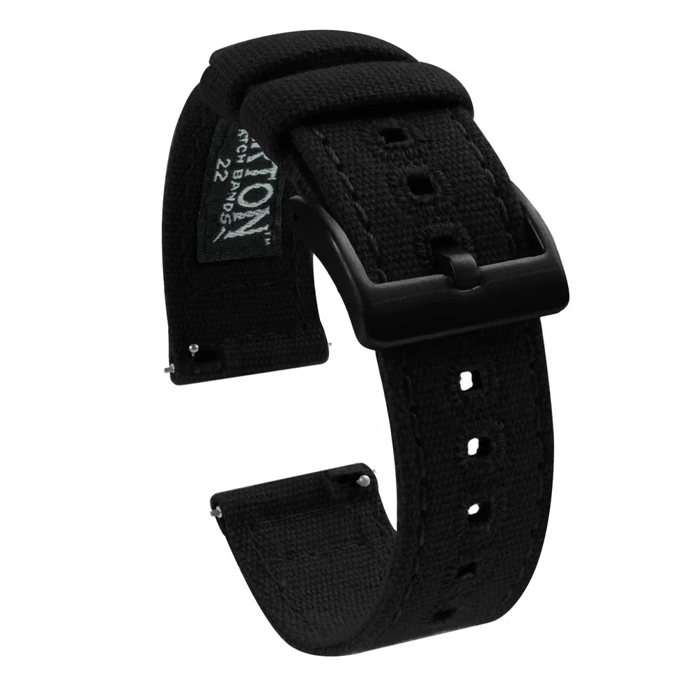Garmin Forerunner® 570, 165, 55 - Canvas Black Watch Band - Image 6