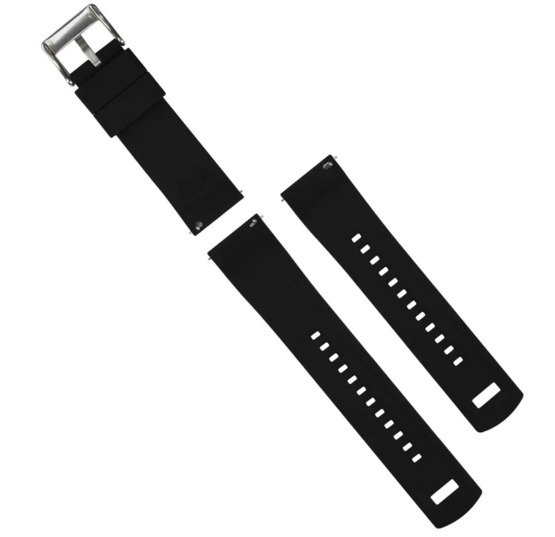 Garmin MARQ® & MARQ® (Gen 2) - Elite Silicone Smoke Grey Top & Black Bottom Watch Band - Image 3