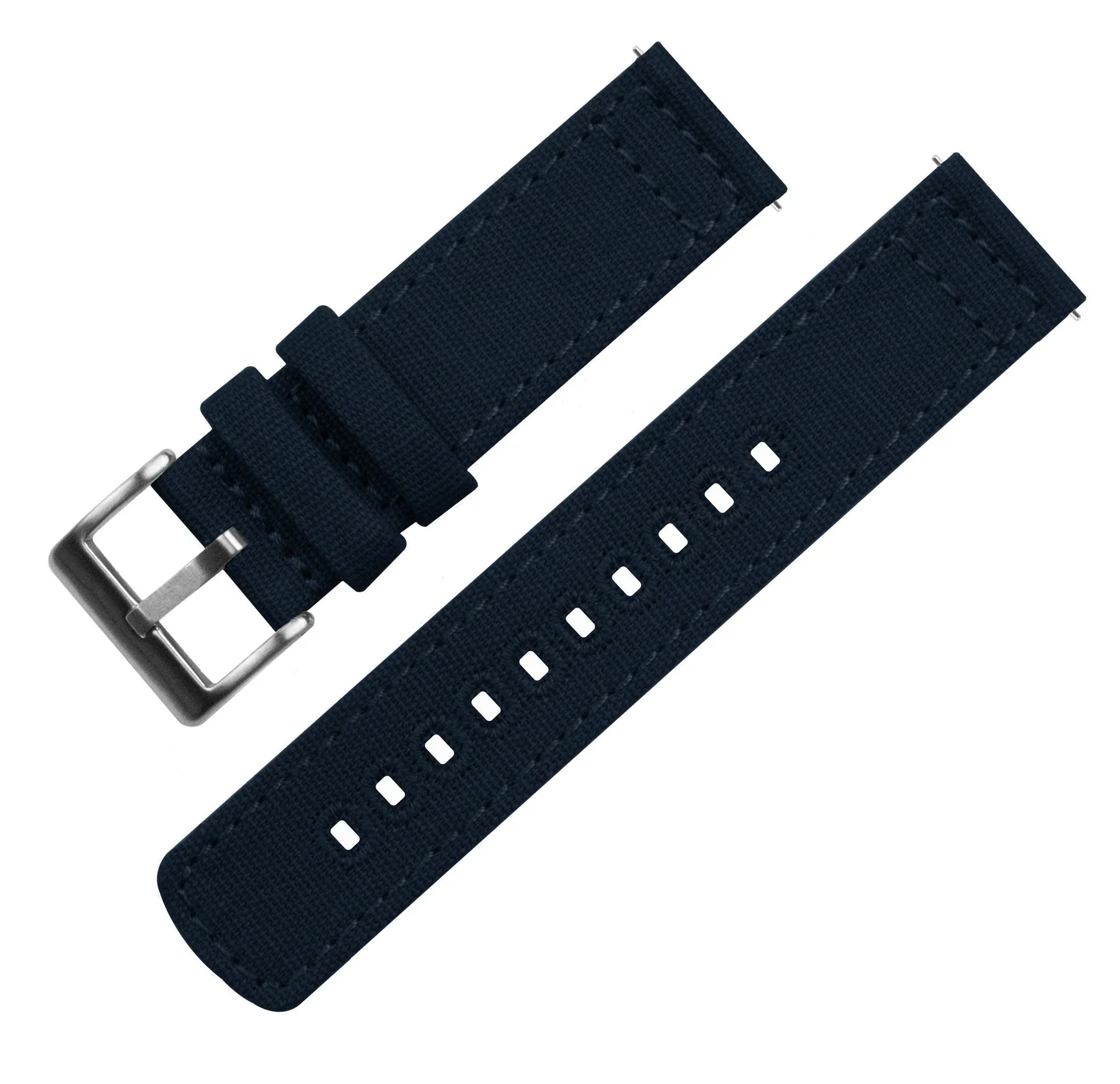 Garmin quatix® 8, 7, 6 - Canvas Navy Blue Watch Band - Image 3
