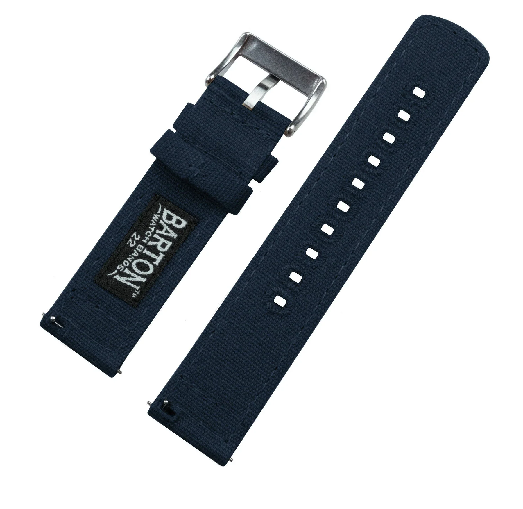 Garmin tactix® 8 - Canvas Navy Blue Watch Band - Image 4