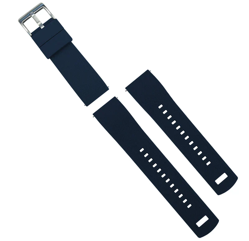 Garmin tactix® 8 - Elite Silicone Navy Blue Watch Band - Image 3