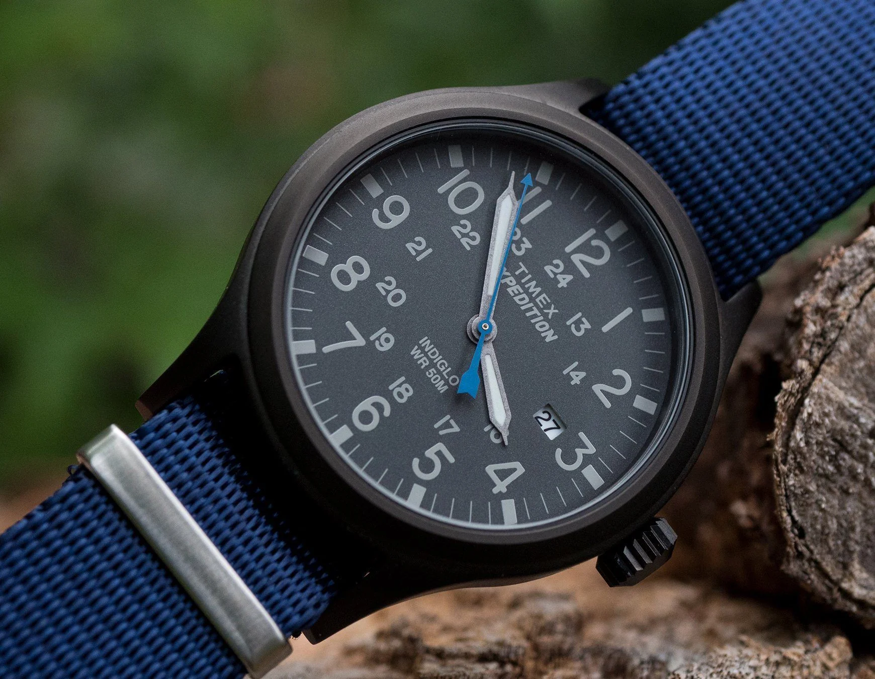 Navy Blue Jetson NATO® style Watch Band - Glycine Combat Sub (20mm) - Image 2