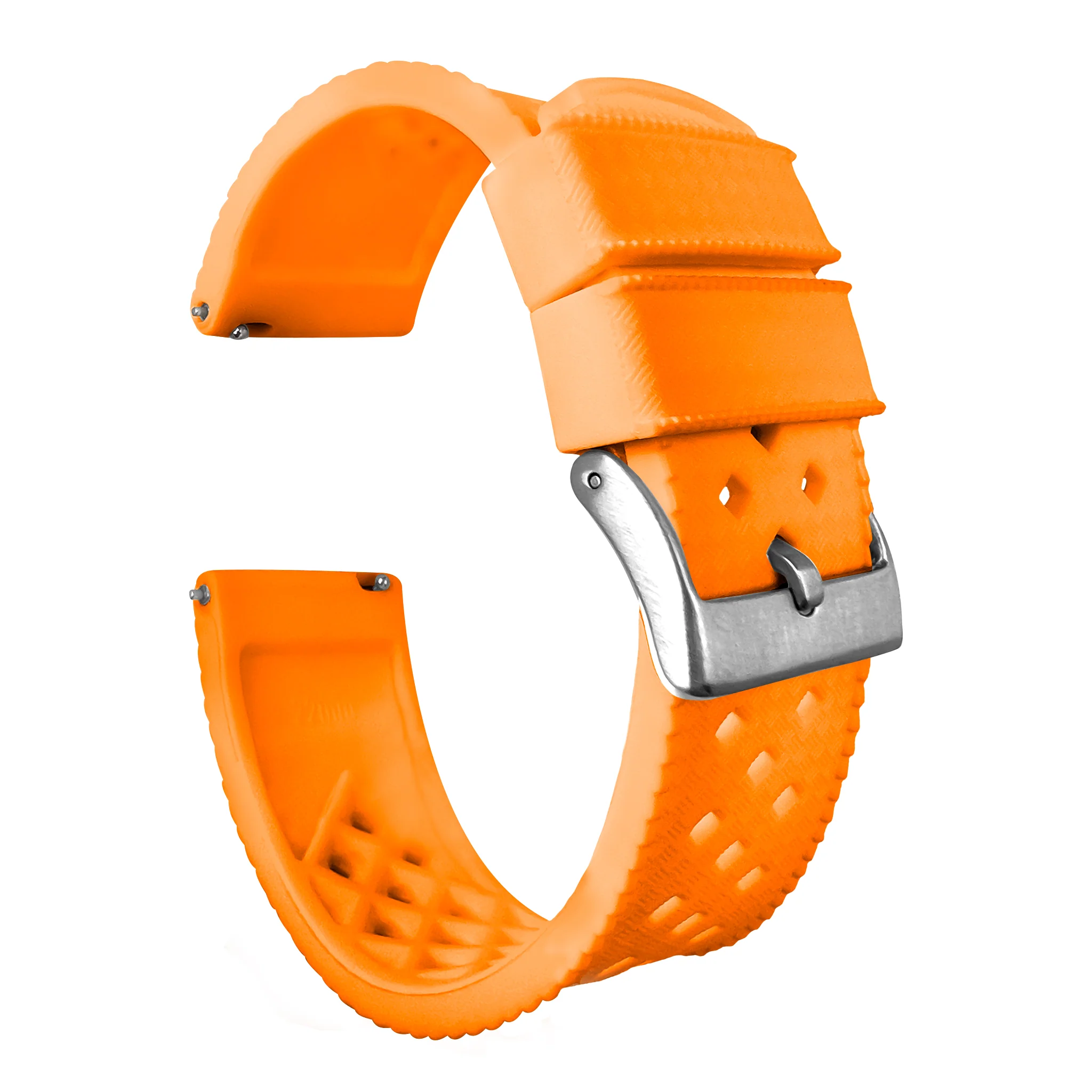 Orange Tropical Style Watch Band - Timex Weekender / Expedition (20mm)