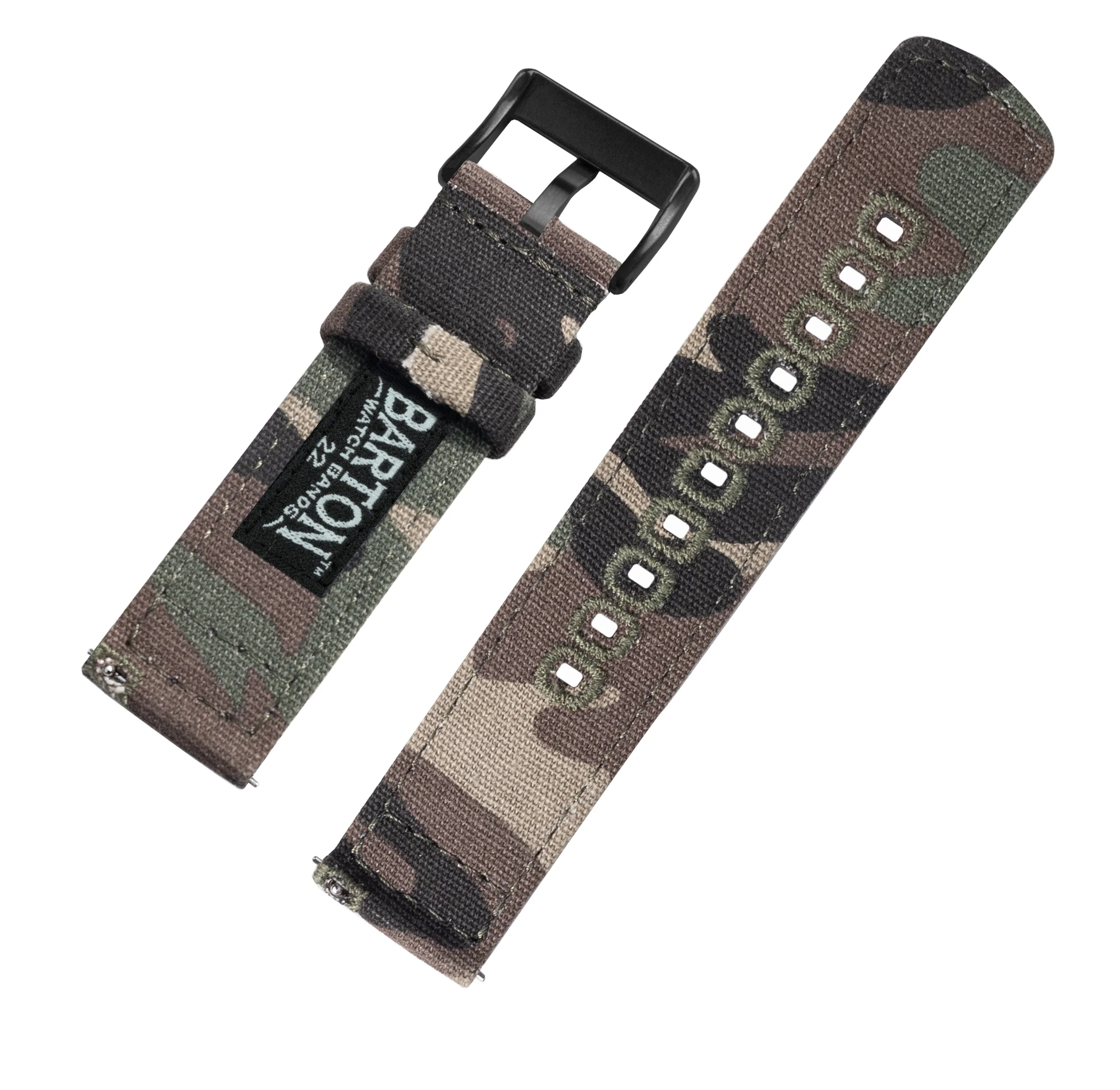 Fossil Gen 6 (44mm) Camouflage Canvas Watch Band - Image 7