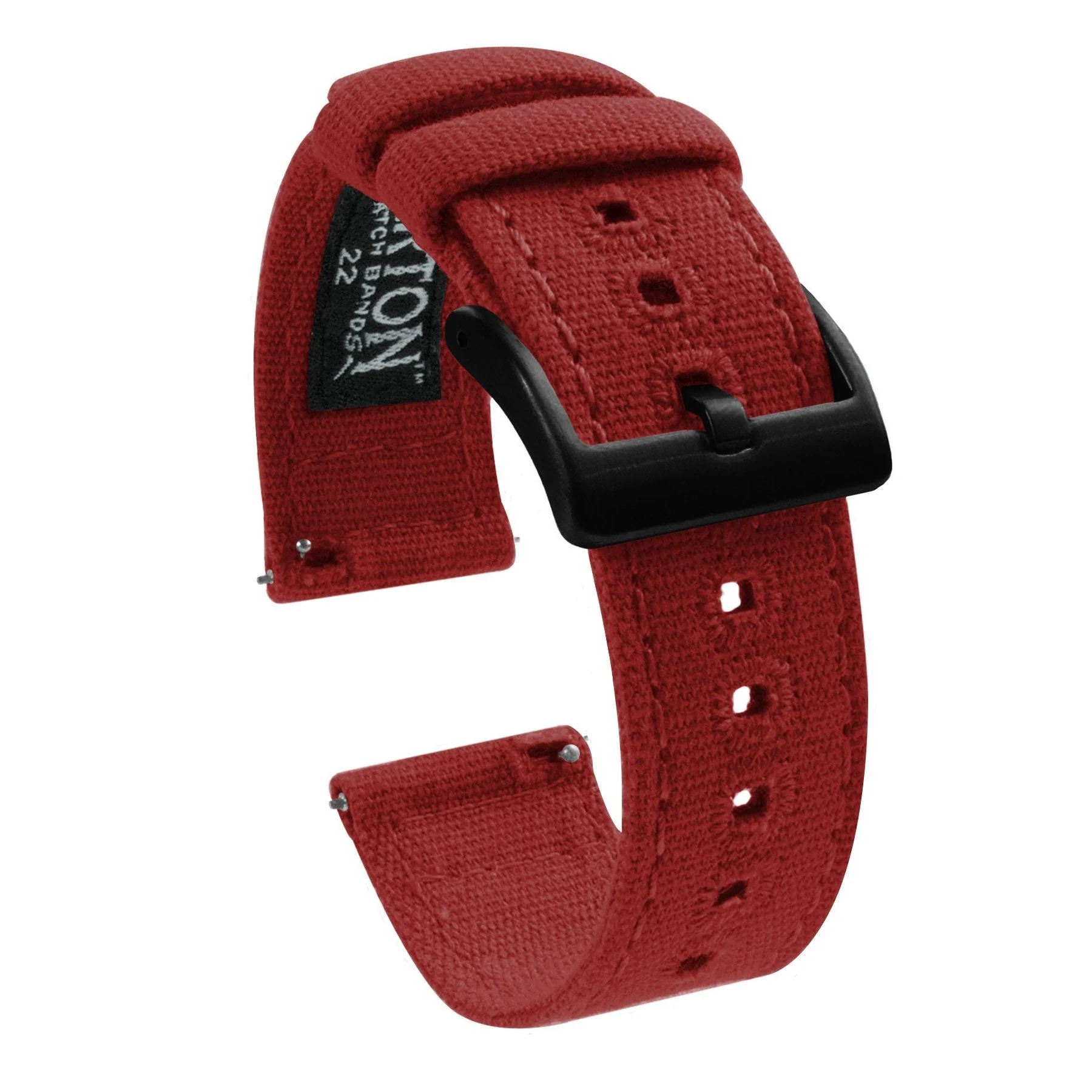 Fossil Gen 6 (44mm) Crimson Red Canvas Watch Band - Image 2