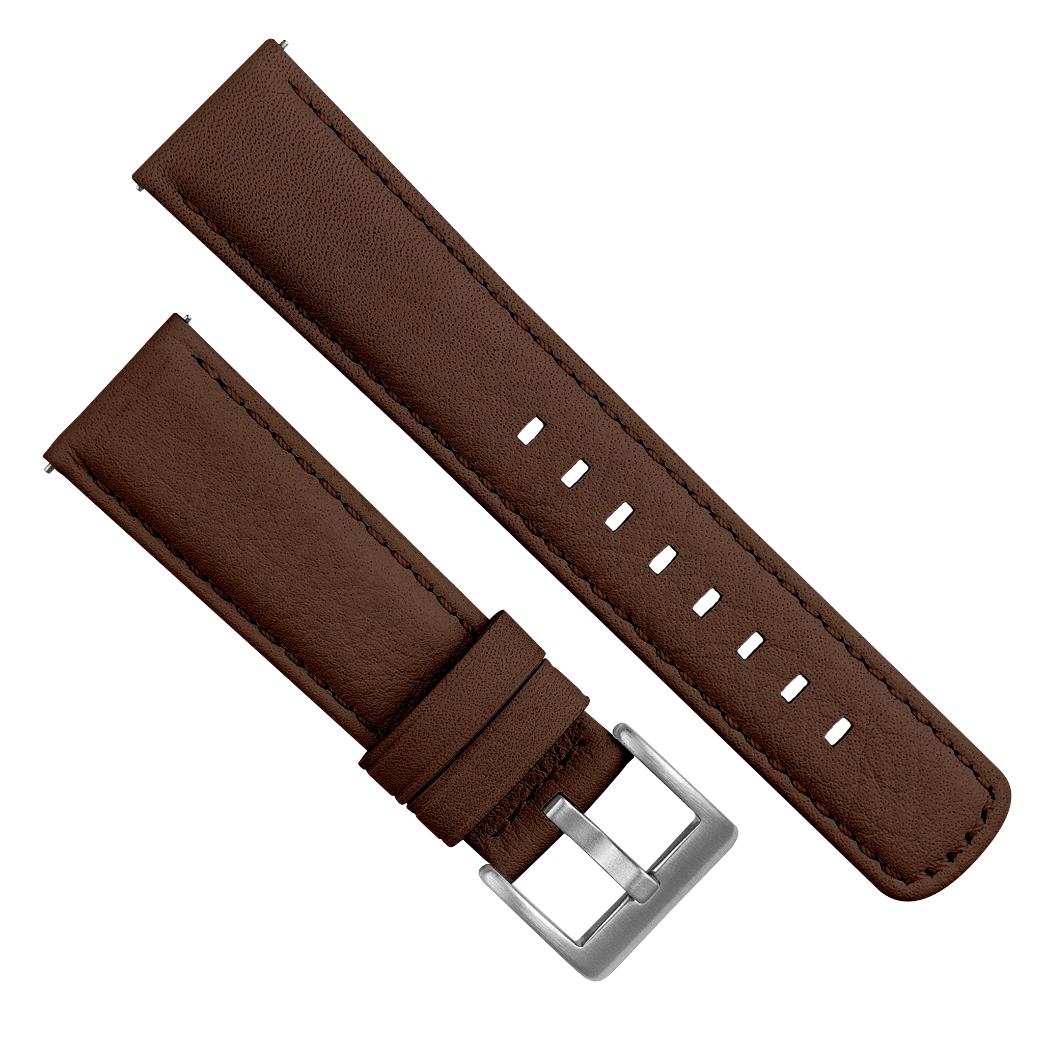 Fossil Gen 6 (44mm) Light Brown Pittards Performance Leather Brown Stitching Watch Band - Image 5