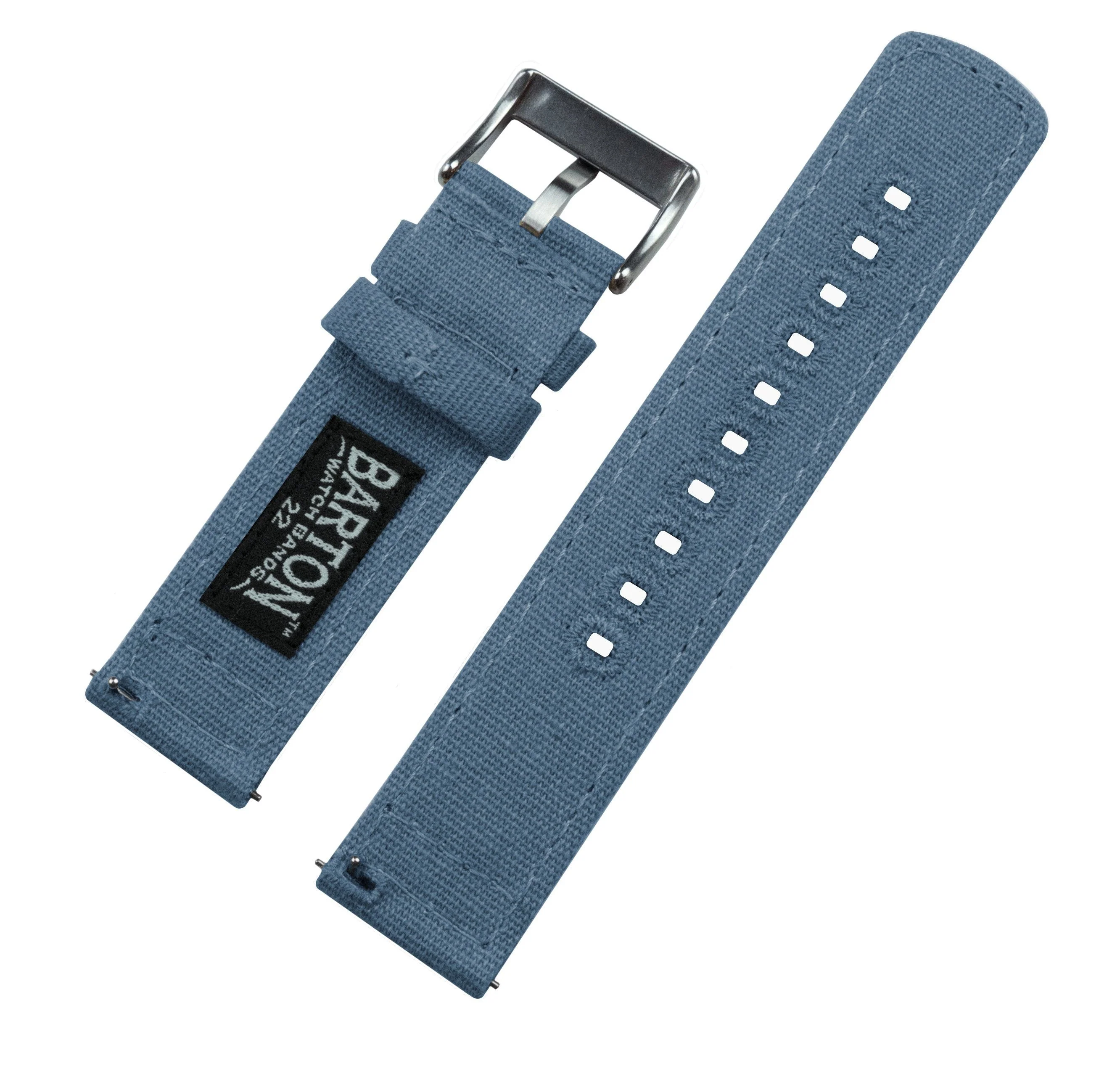 Fossil Gen 6 (44mm) Nantucket Blue Canvas Watch Band - Image 4