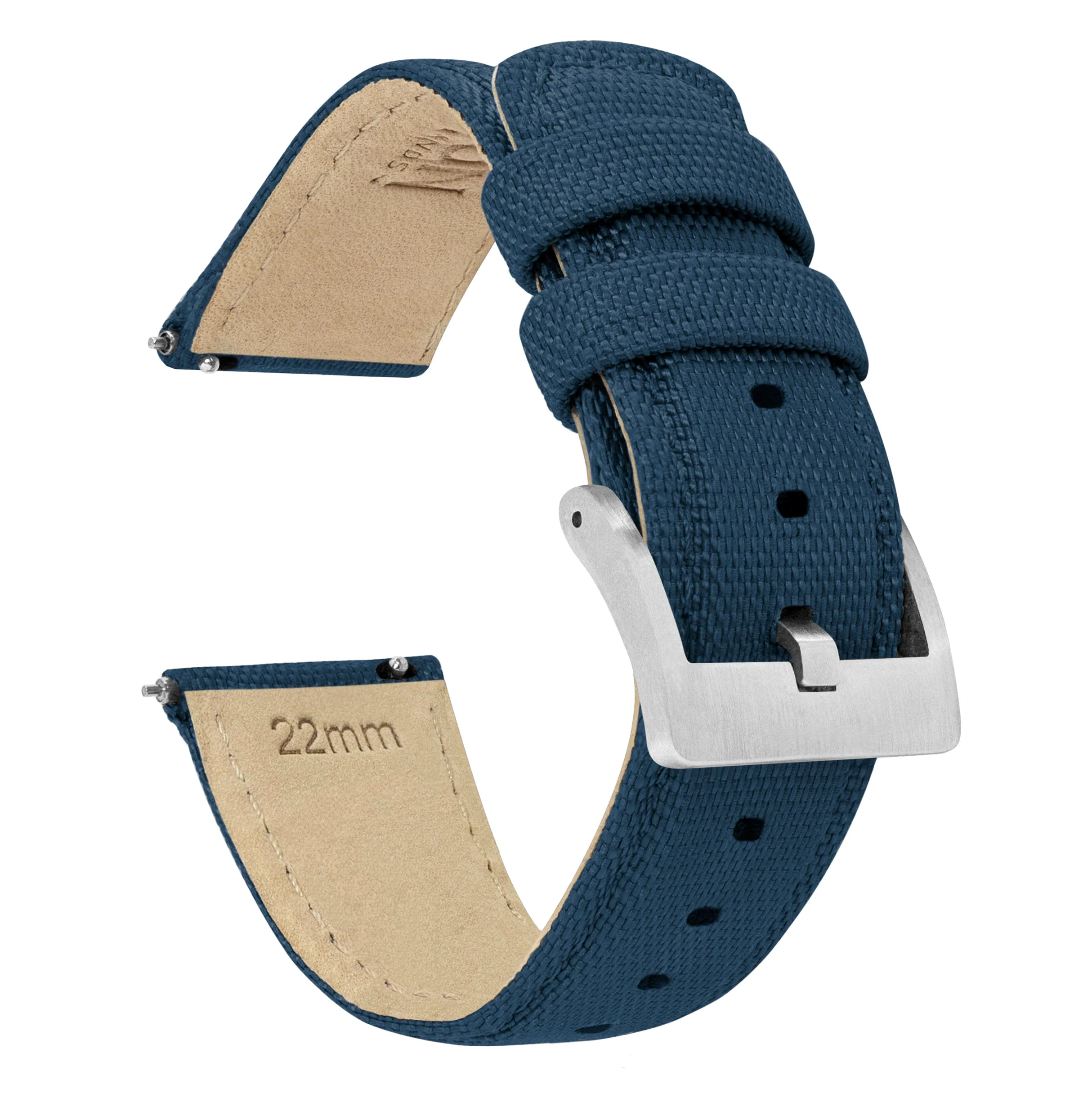 Fossil Gen 6 (44mm) Sailcloth Quick Release Navy Blue Watch Band