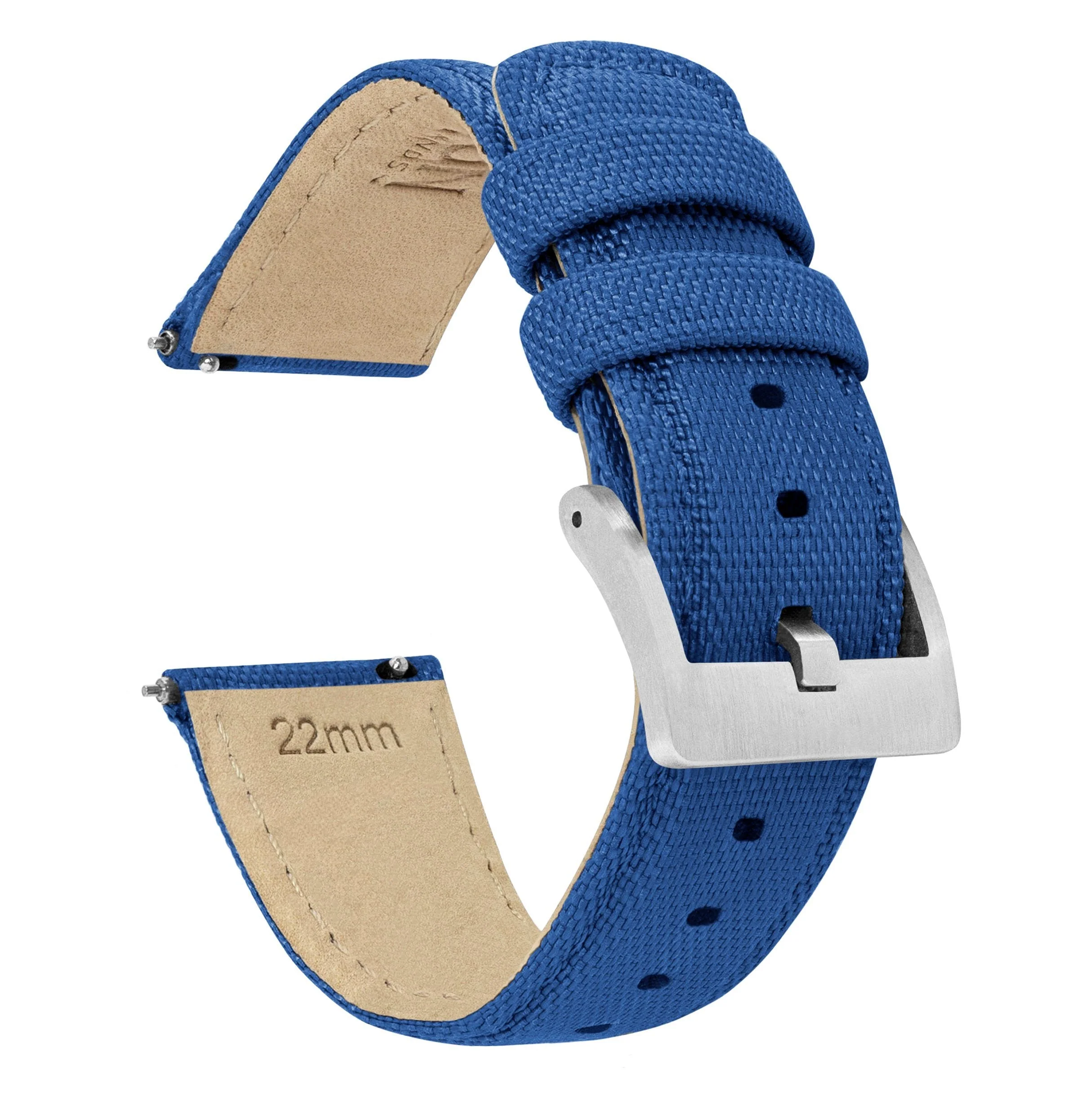 Polar Pacer & Pacer Pro Sailcloth Quick Release Royal Blue Watch Band