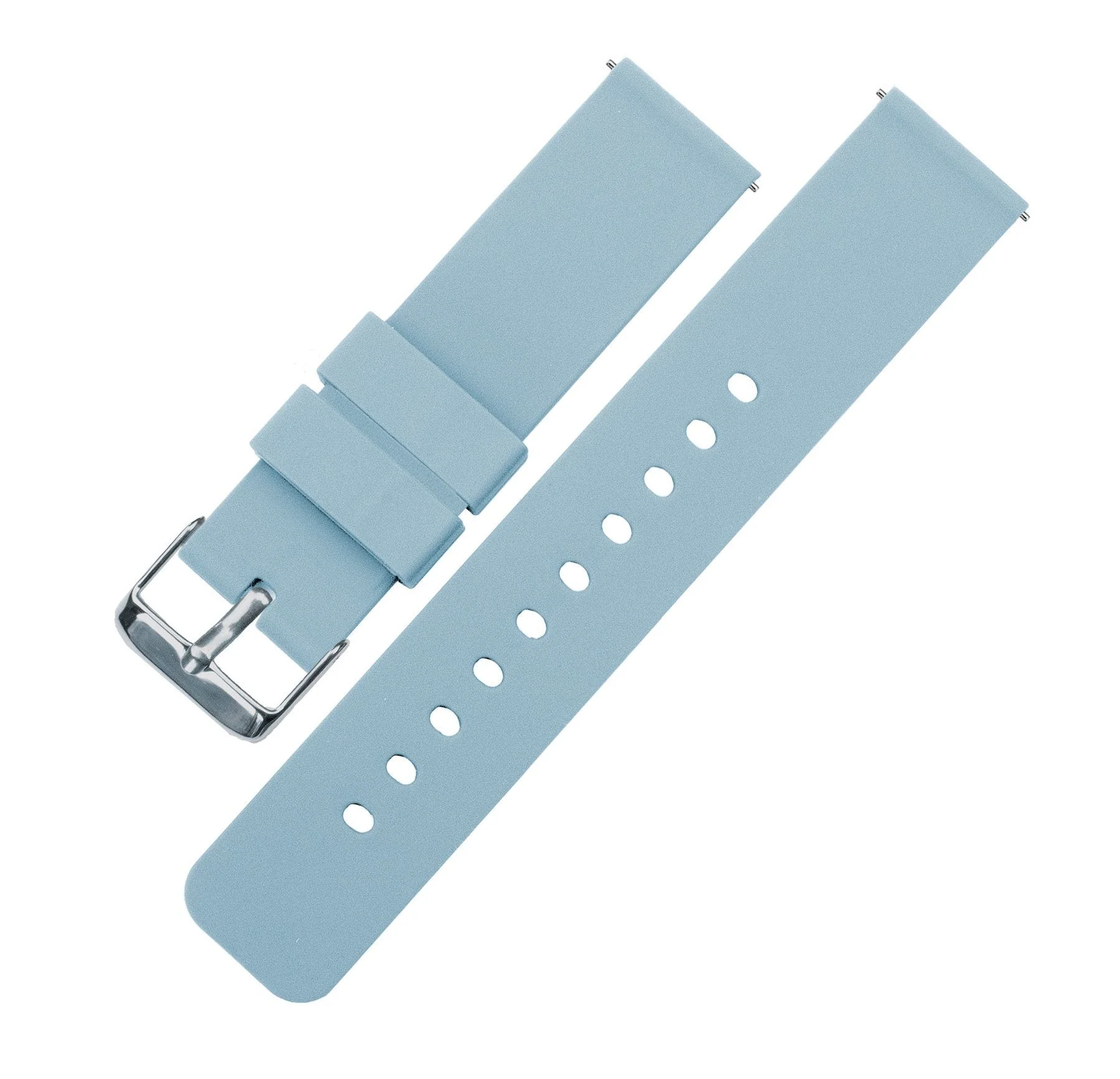 Withings ScanWatch 2 Silicone Soft Blue Watch Band - Image 3