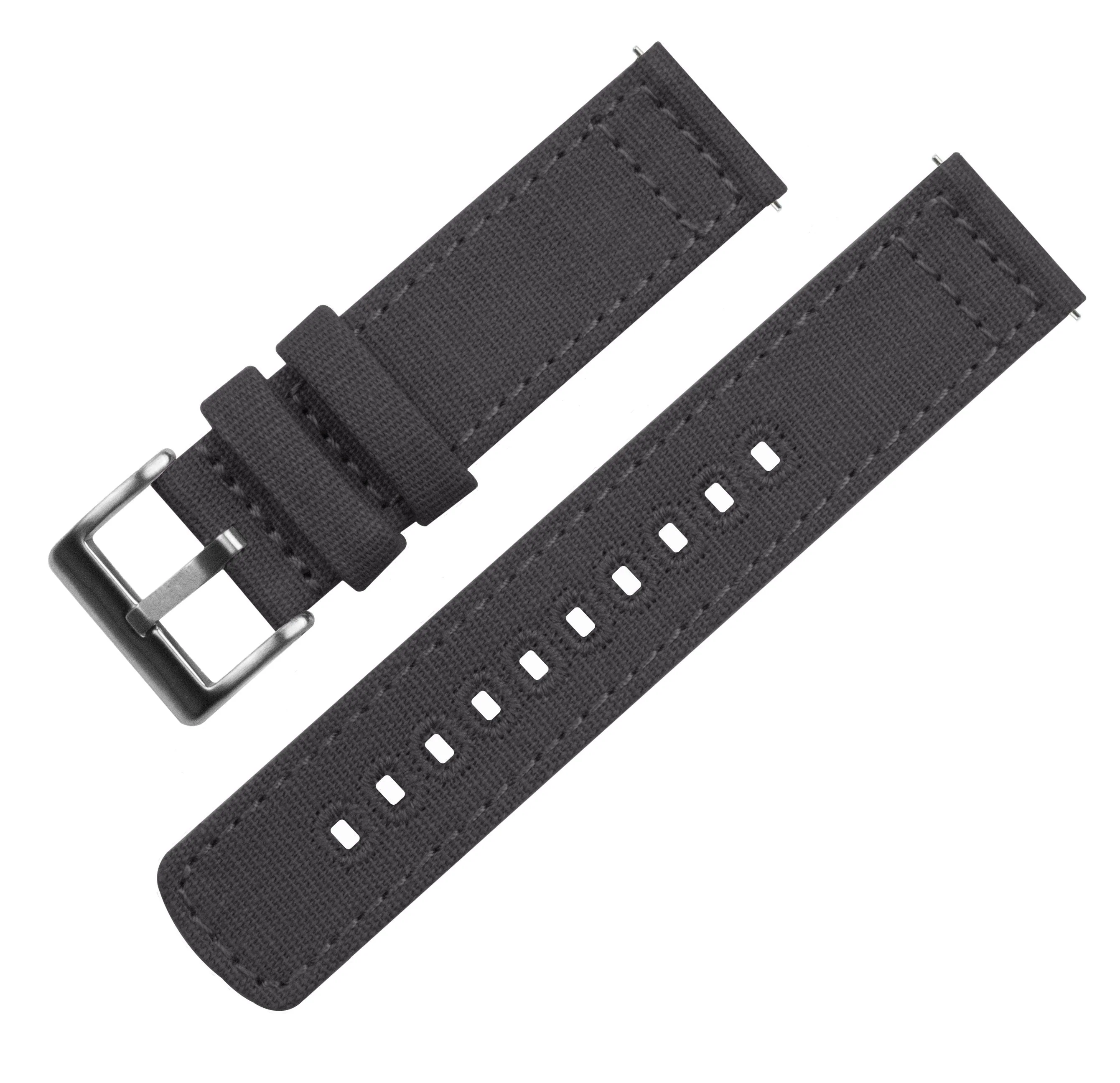 Fossil Gen 6 (44mm) Smoke Grey Canvas Watch Band - Image 3