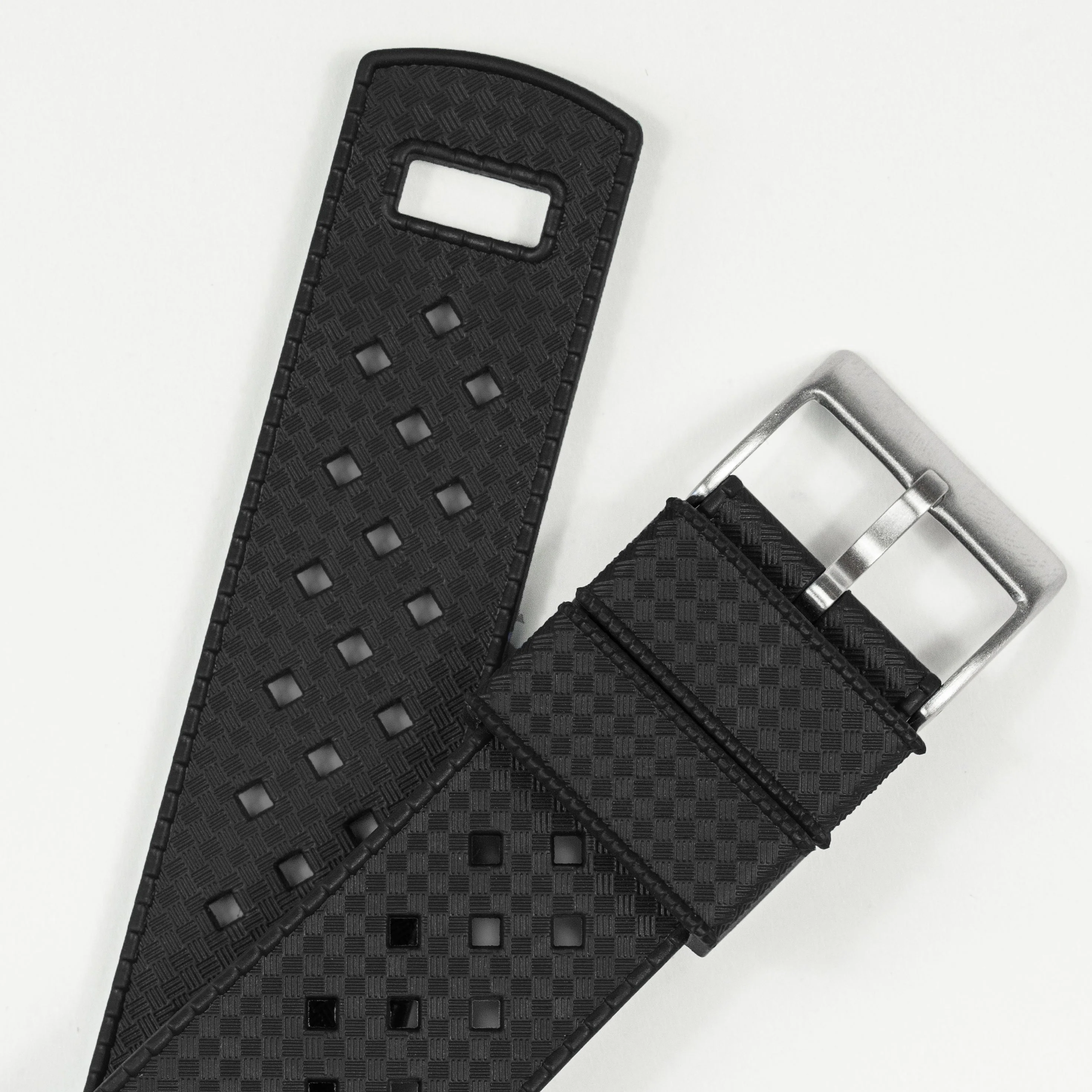 Fossil Gen 6 (44mm) Tropical Style Black Watch Band - Image 2
