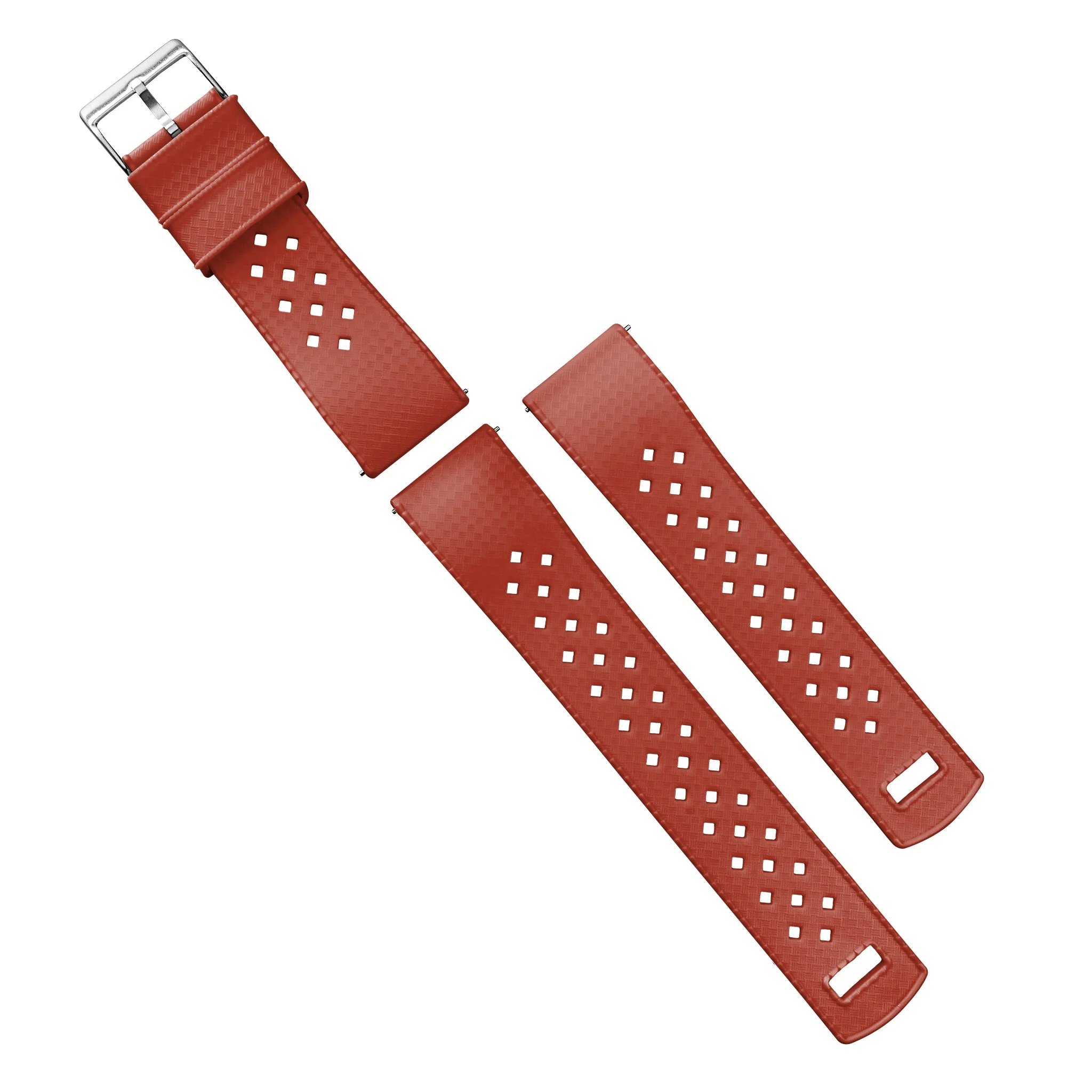 Fossil Gen 6 (44mm) Tropical Style Crimson Red Watch Band - Image 5