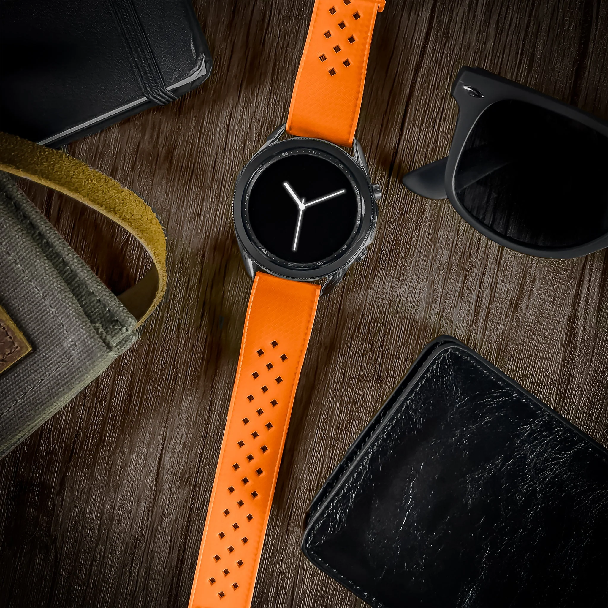 Fossil Gen 6 (44mm) Tropical Style Orange Watch Band - Image 2