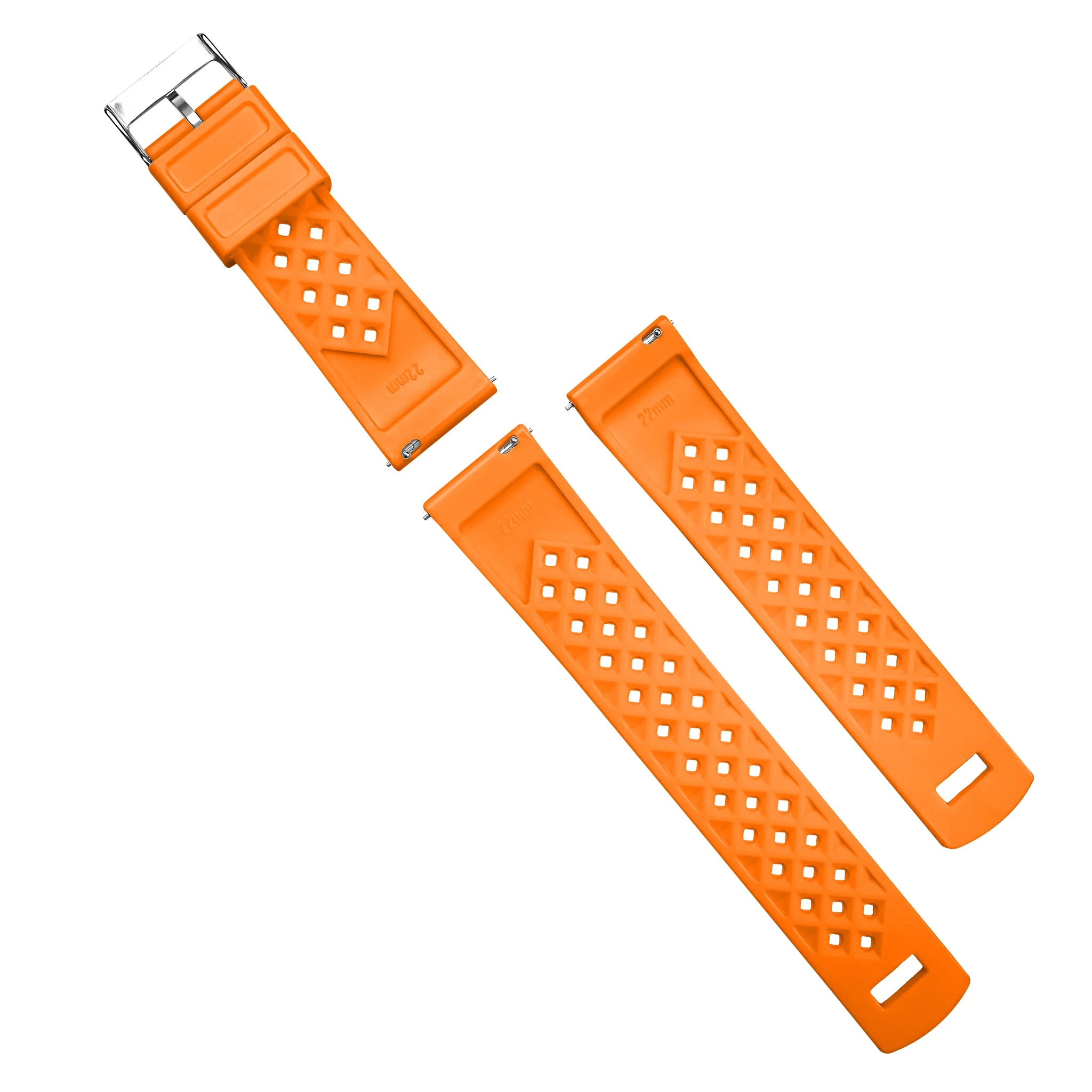 Fossil Gen 6 (44mm) Tropical Style Orange Watch Band - Image 4
