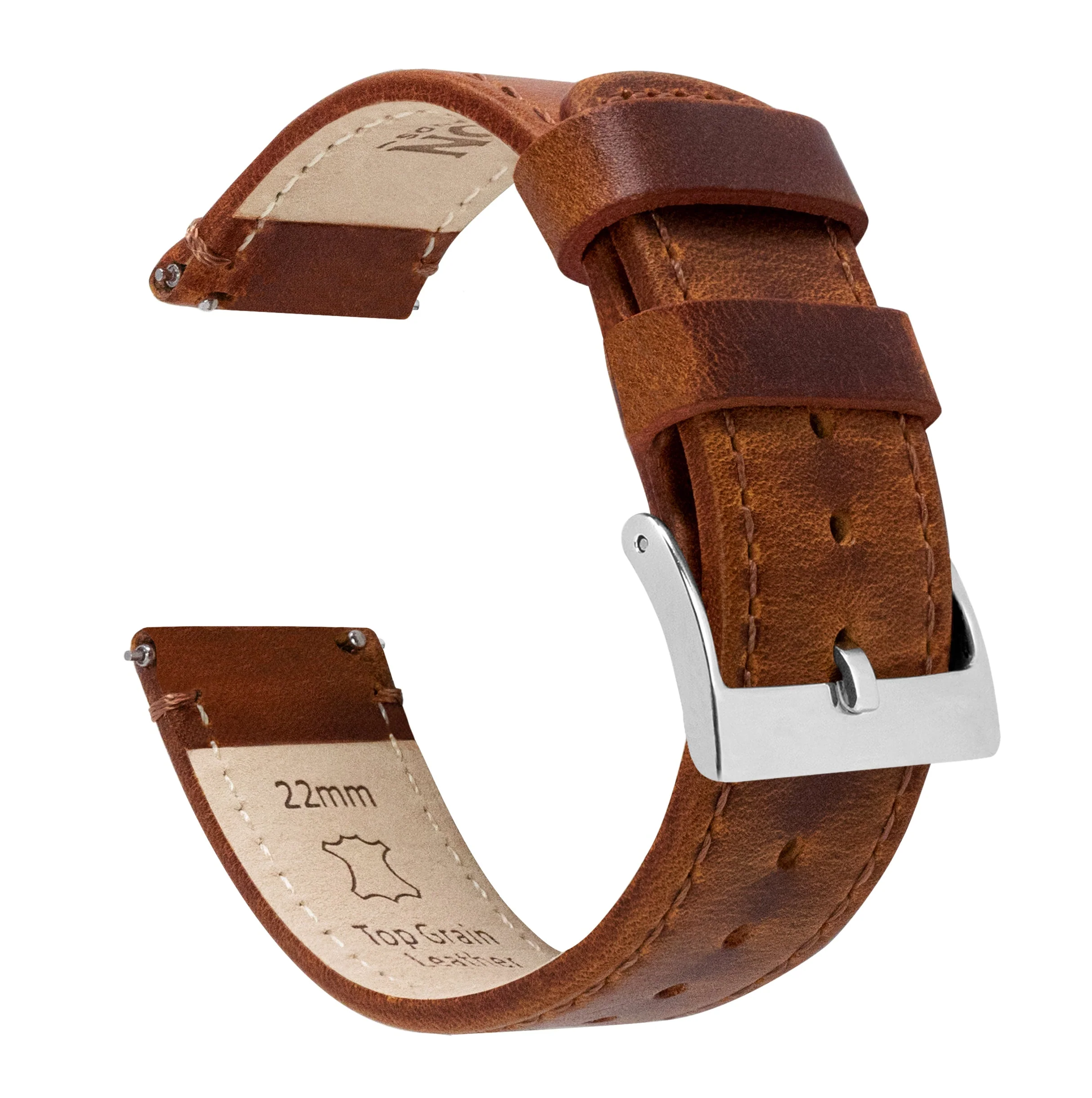 Fossil Gen 6 (44mm) Weathered Brown Leather Watch Band