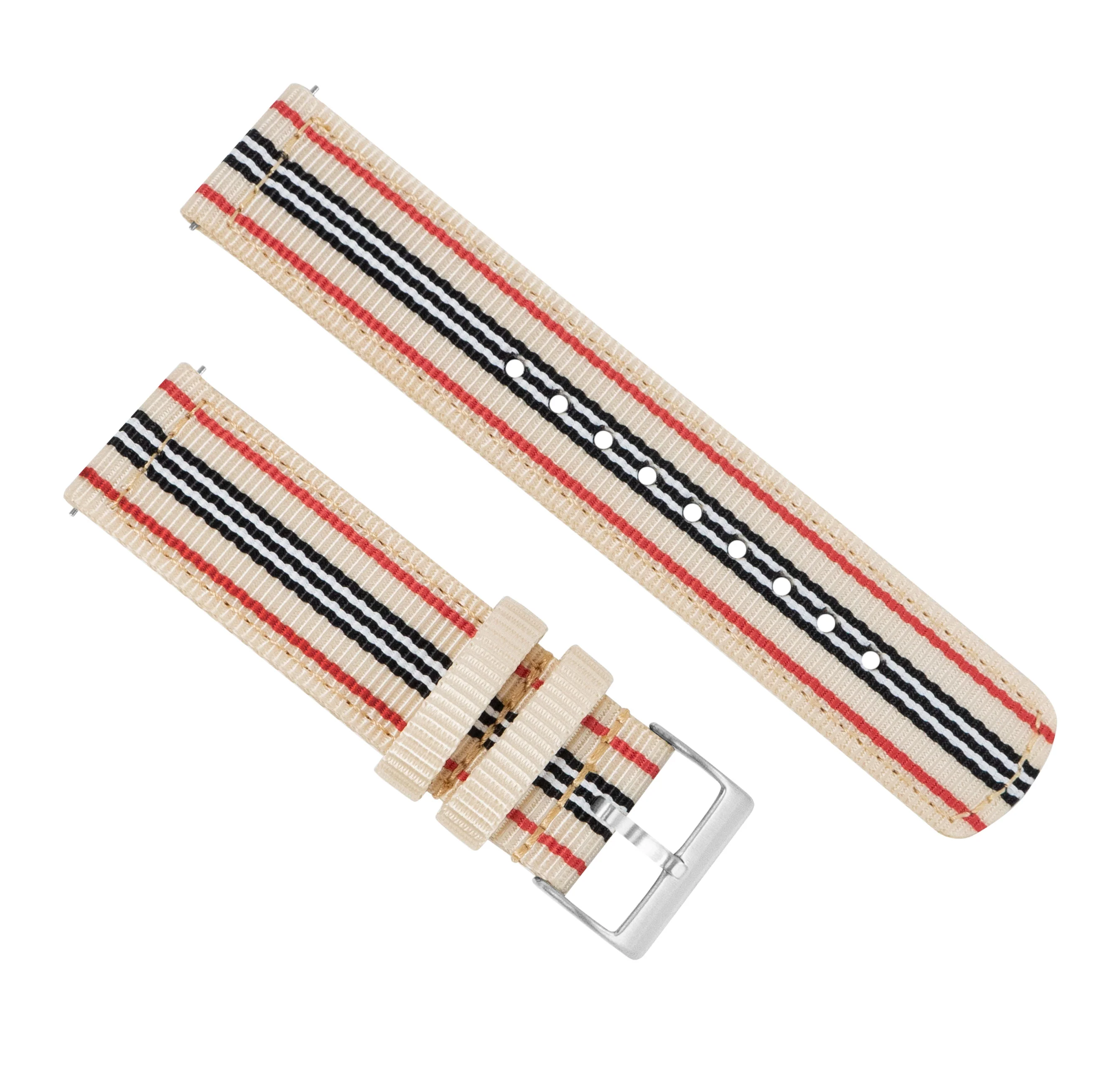 Retro Two Piece NATO® style Watch Band - Casio Duro MDV-106 (22mm) - Image 3