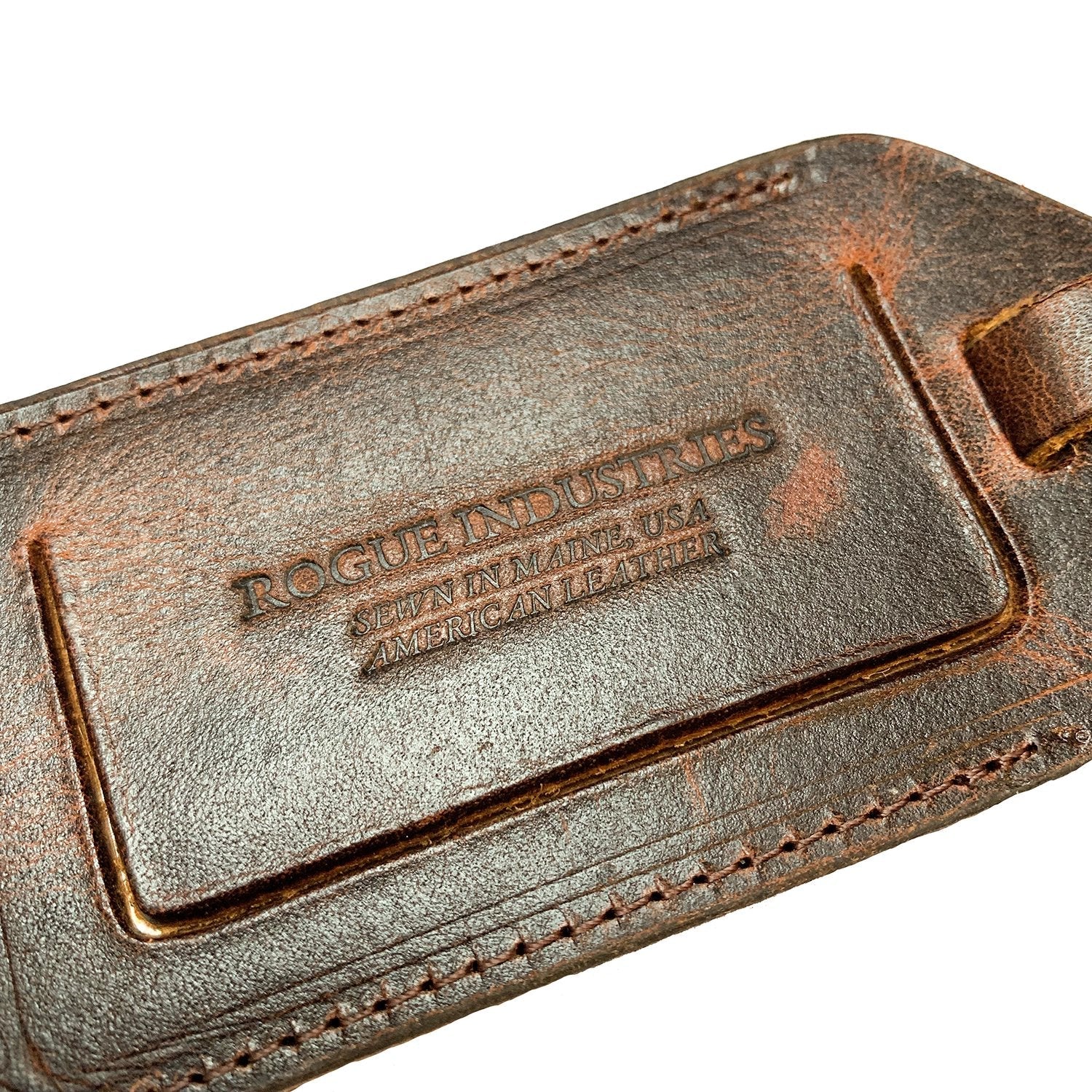 Rogue Leather Luggage Tag