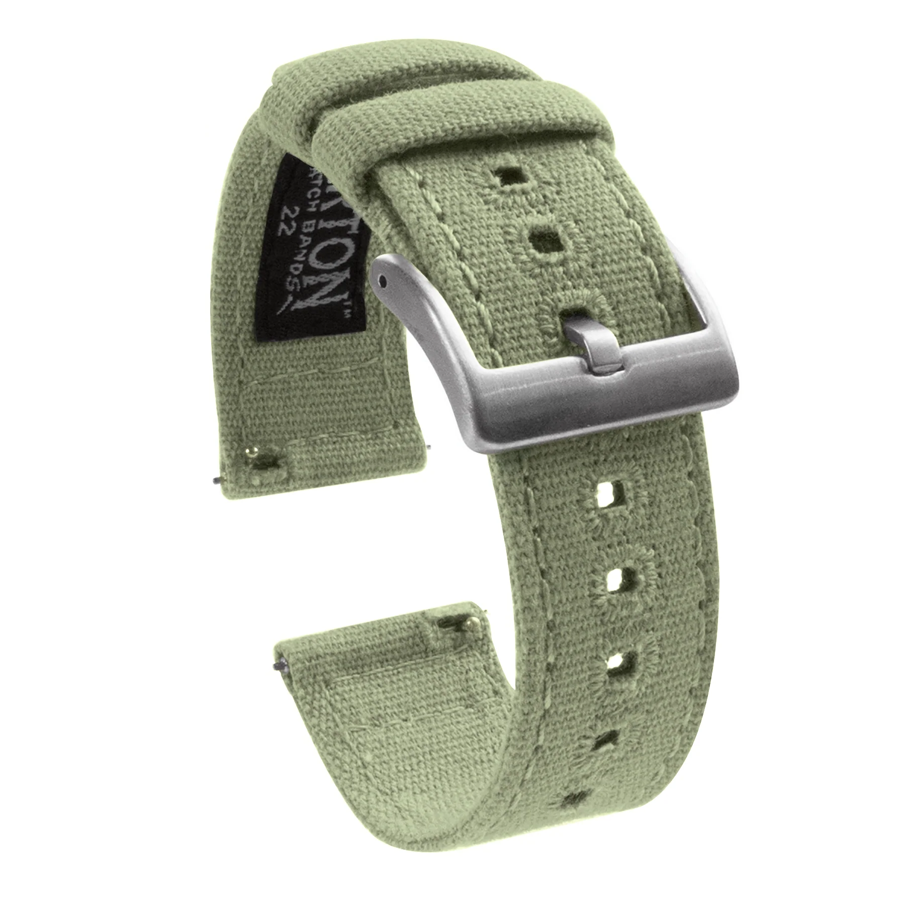 Sage Green Premium Canvas Watch Band - Oris Divers Sixty-Five 40mm (20mm)