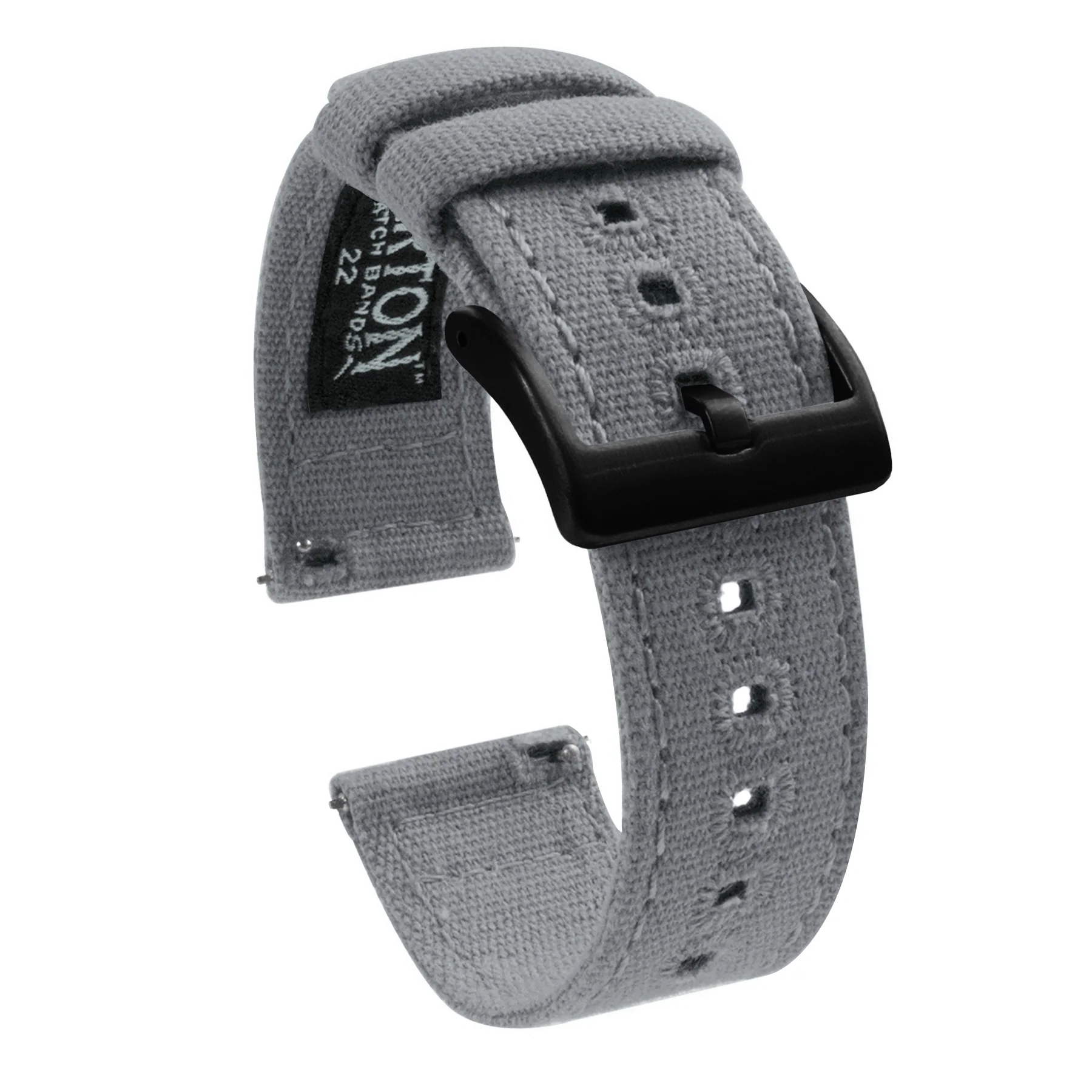 Samsung Galaxy Watch Active Cool Grey Canvas Watch Band - Image 2