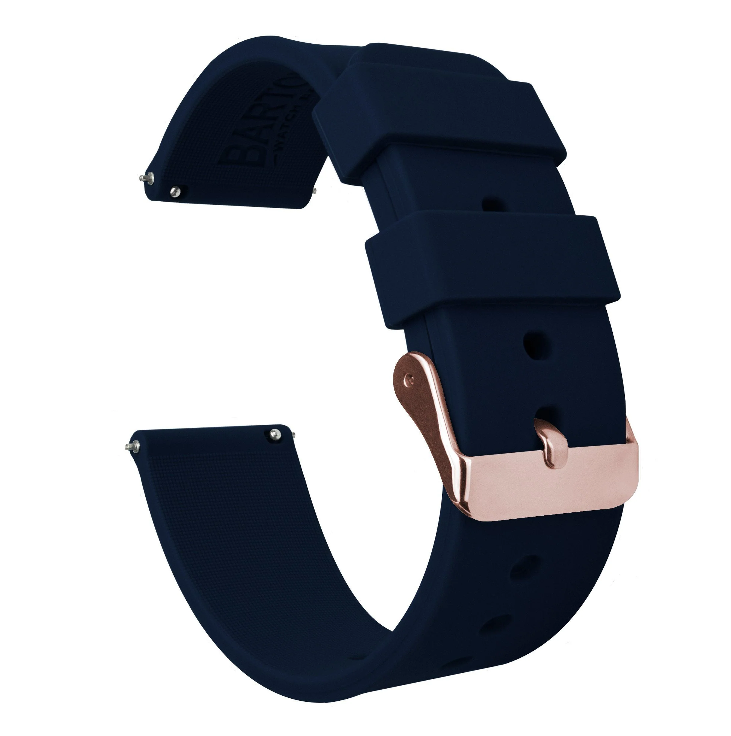 Samsung Galaxy Watch6 Silicone Navy Blue Watch Band - Image 3