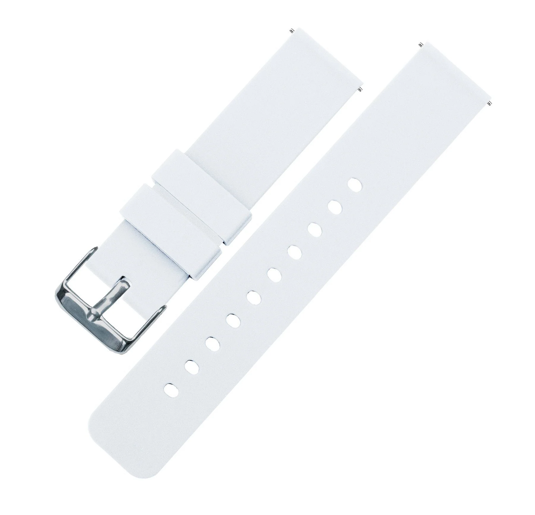Samsung Galaxy Watch6 Silicone White Watch Band - Image 4