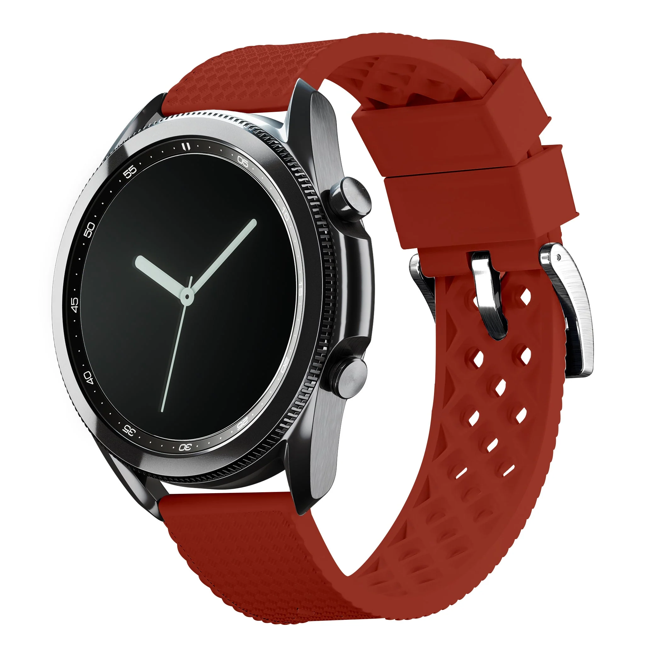 Samsung Galaxy Watch6 Tropical Style Crimson Red Watch Band - Image 3