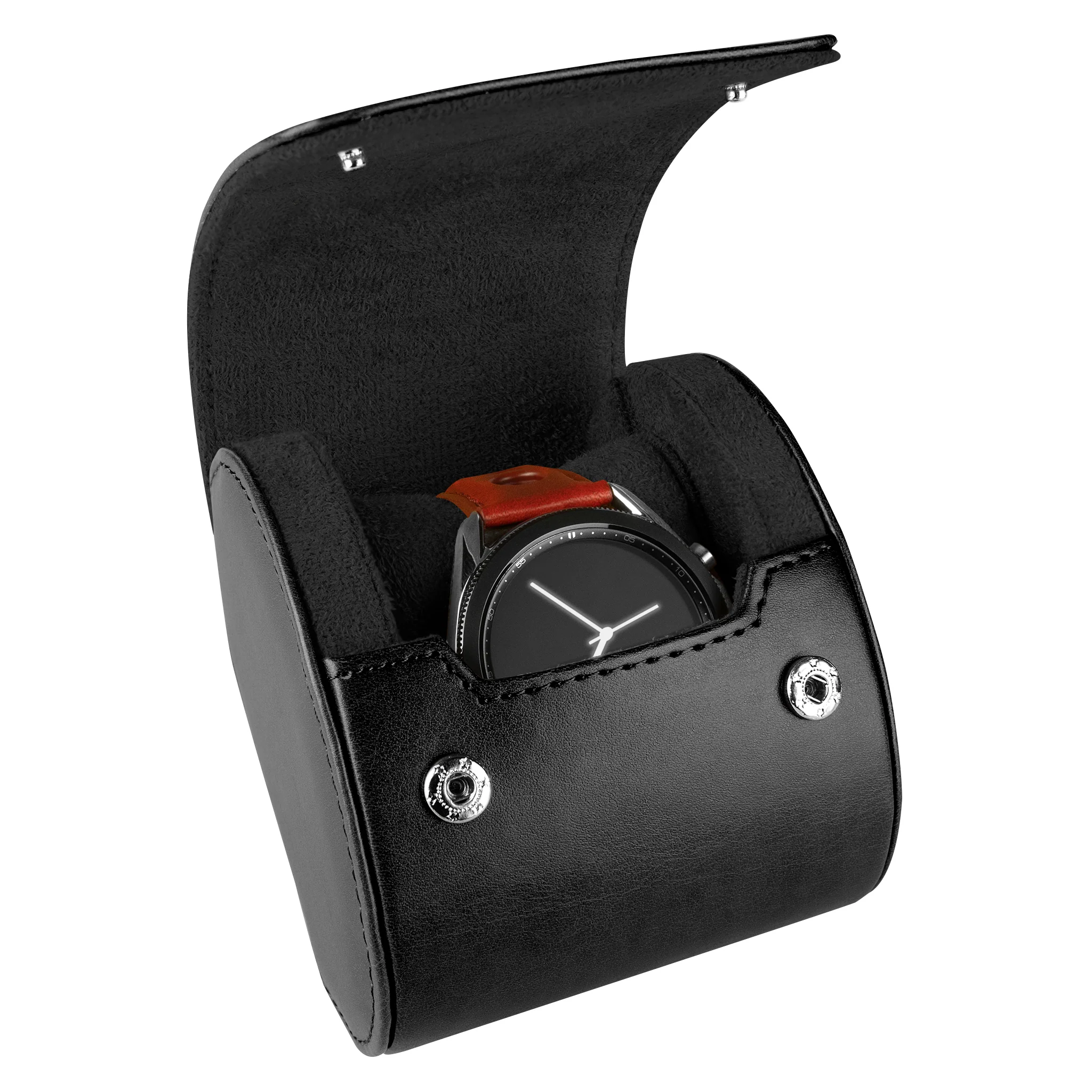 Recycled Leather Single Watch Roll - Image 6