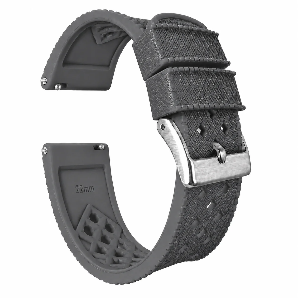 Smoke Grey Tropical Style Watch Band