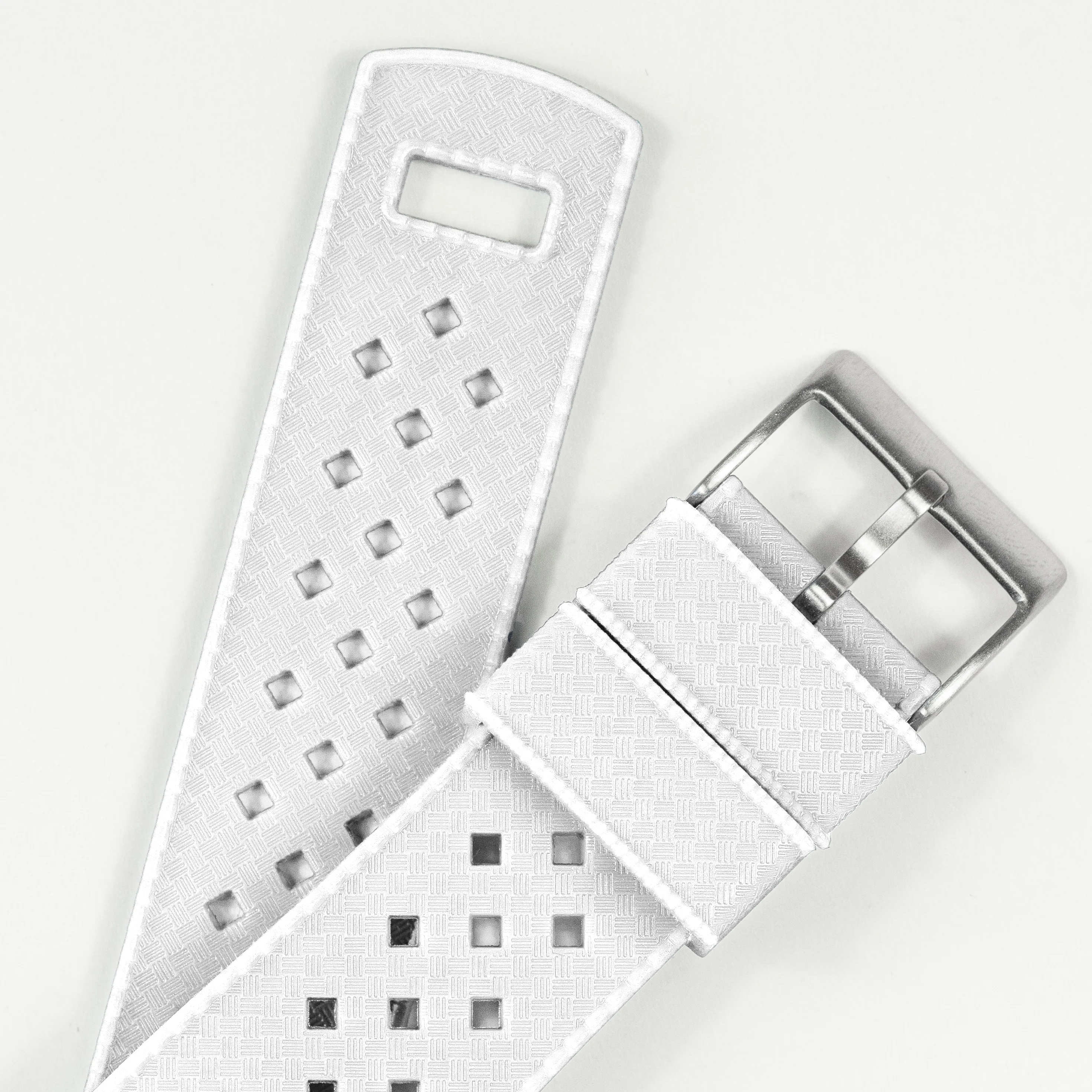 White Tropical Style Watch Band - Casio Duro MDV-106 (22mm) - Image 2