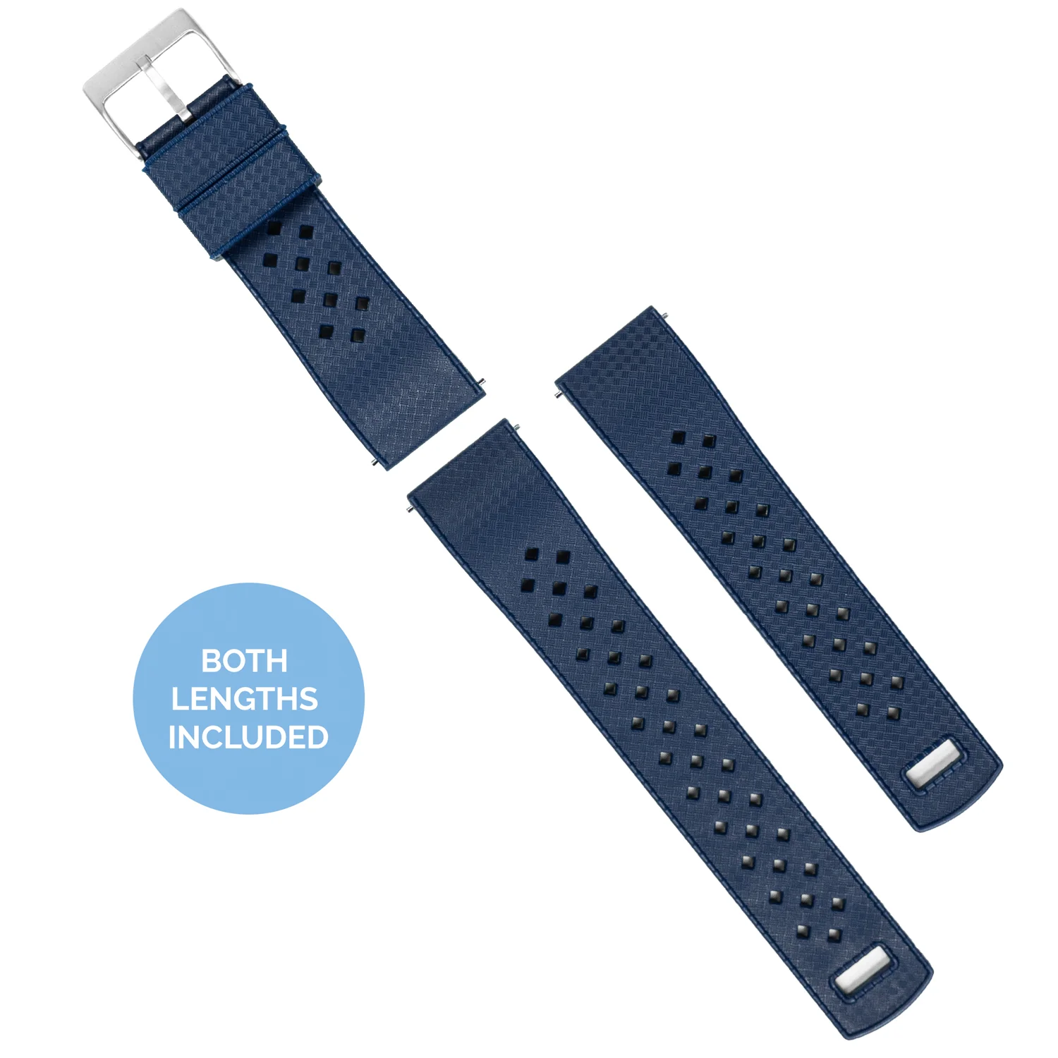 Withings Nokia Activite And Steel Hr Tropical Style Navy Blue Watch Band - Image 3