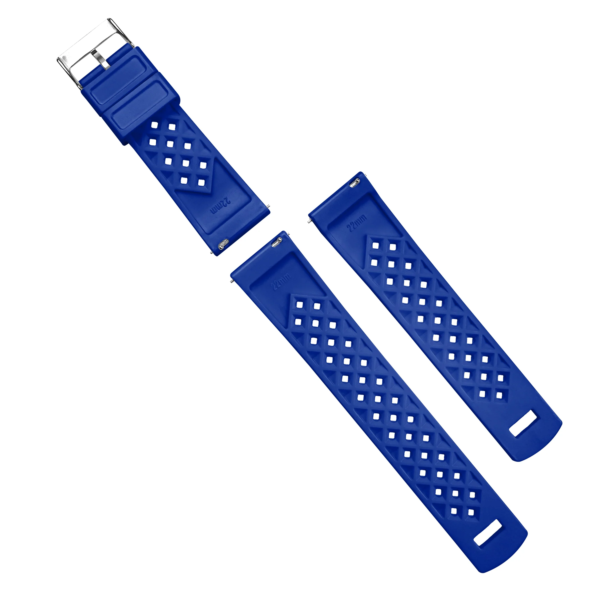 Withings Nokia Activite And Steel Hr Tropical Style Royal Blue Blue Watch Band - Image 3